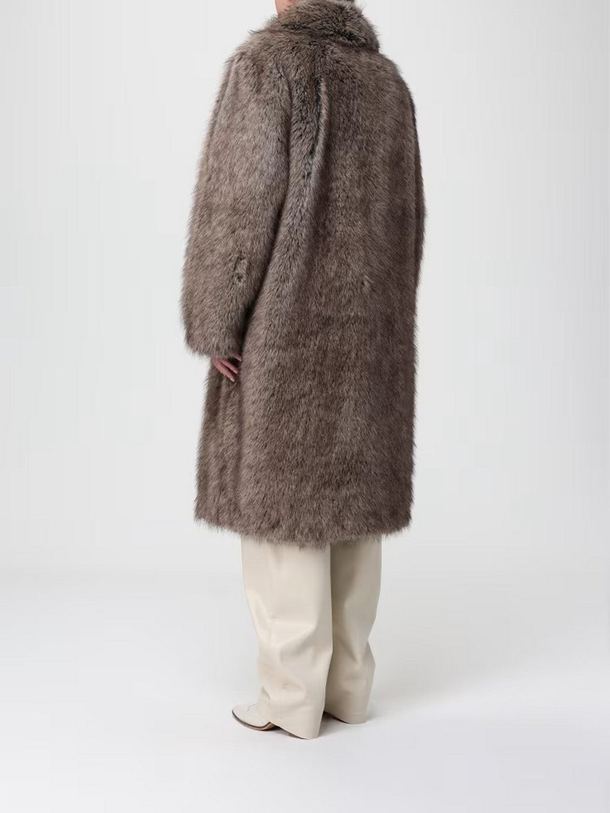 LIU JO WHITE Pelliccia Donna  MF5459E1024 M9873 Brown wolf