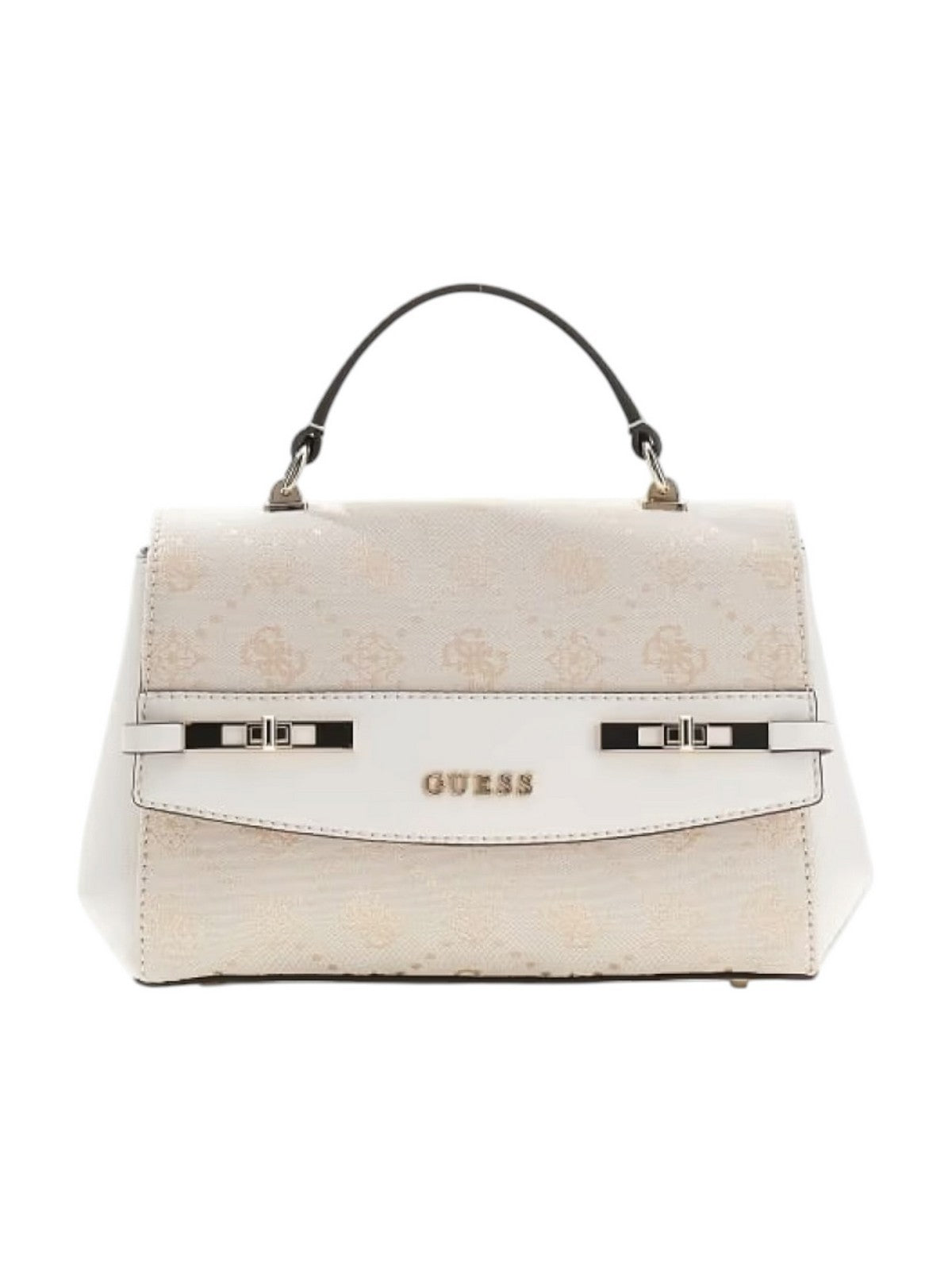 GUESS Borsa Donna MELINDA LOGO TOP HANDLE FLAP HWJP99 02200 OFL OFF WHITE LOGO