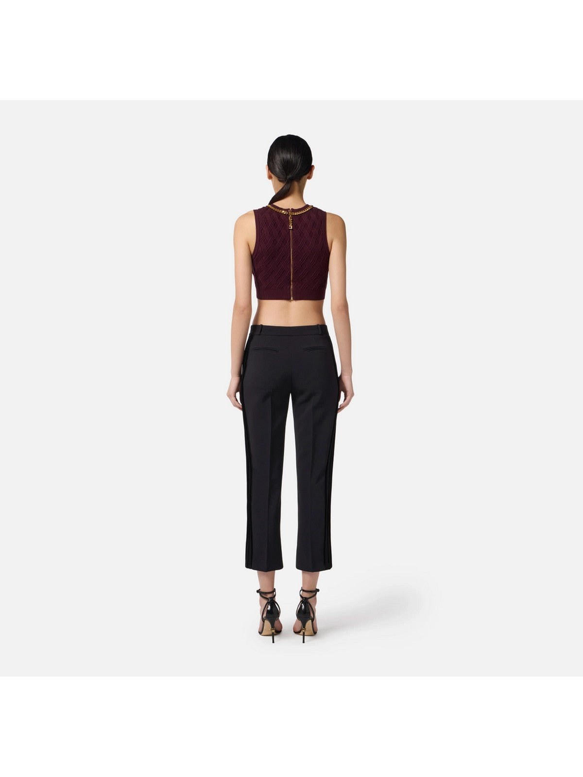 ELISABETTA FRANCHI Pantalone Donna  PA08856E2 110 Nero