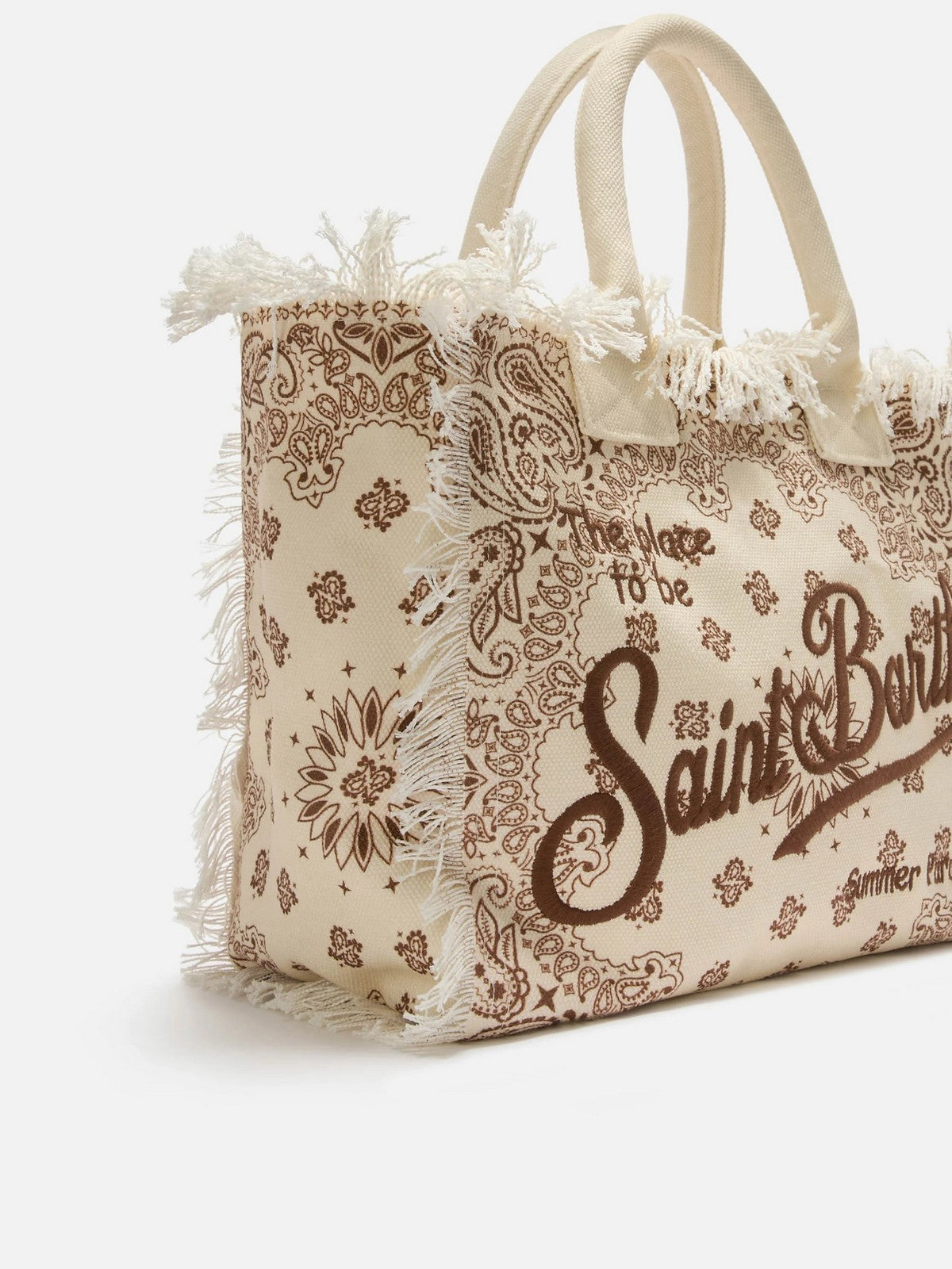 MC2 SAINT BARTH Borsa Donna  VANITY 02565L BANDANNA ROUND 10 EMB