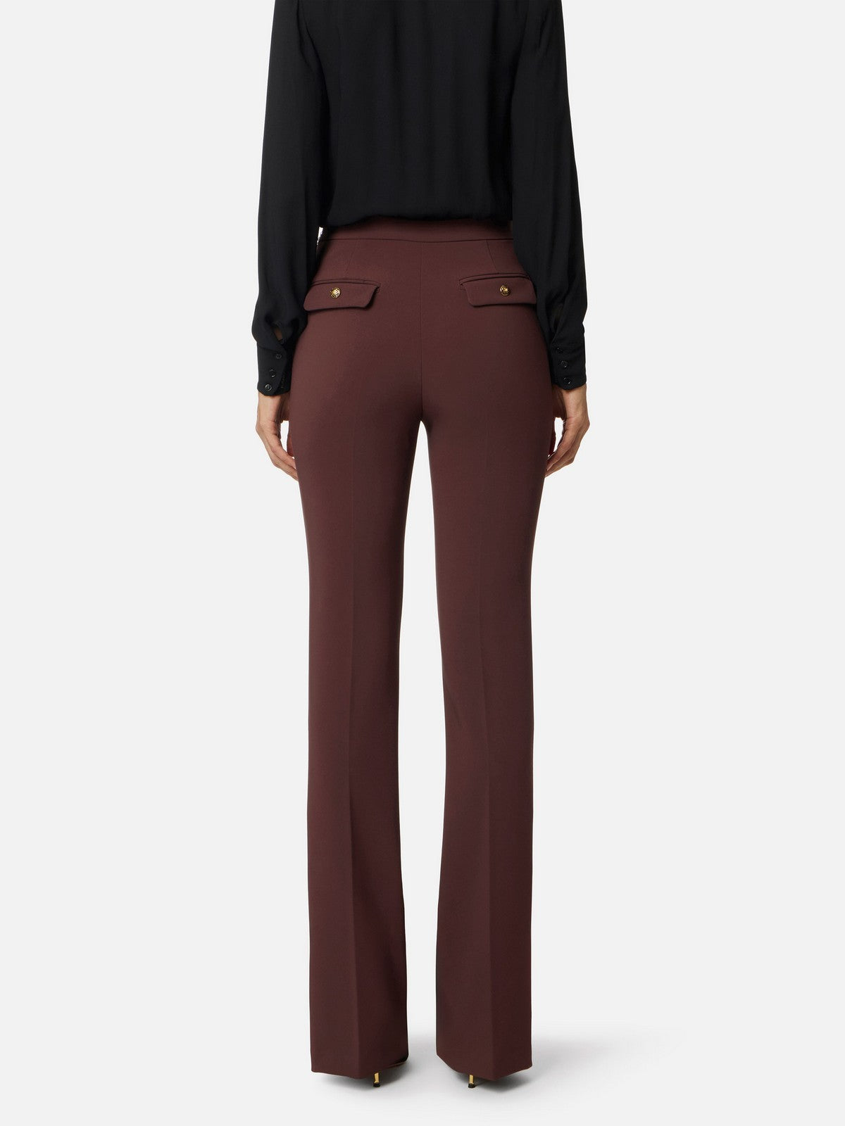 ELISABETTA FRANCHI Pantalone Donna  PA14157E2 EA4 MERLOT