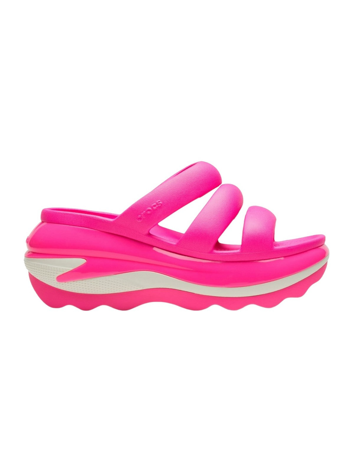 Crocs ciabatta femme Mega Crush Triple Strap 209842 6tw Rosa