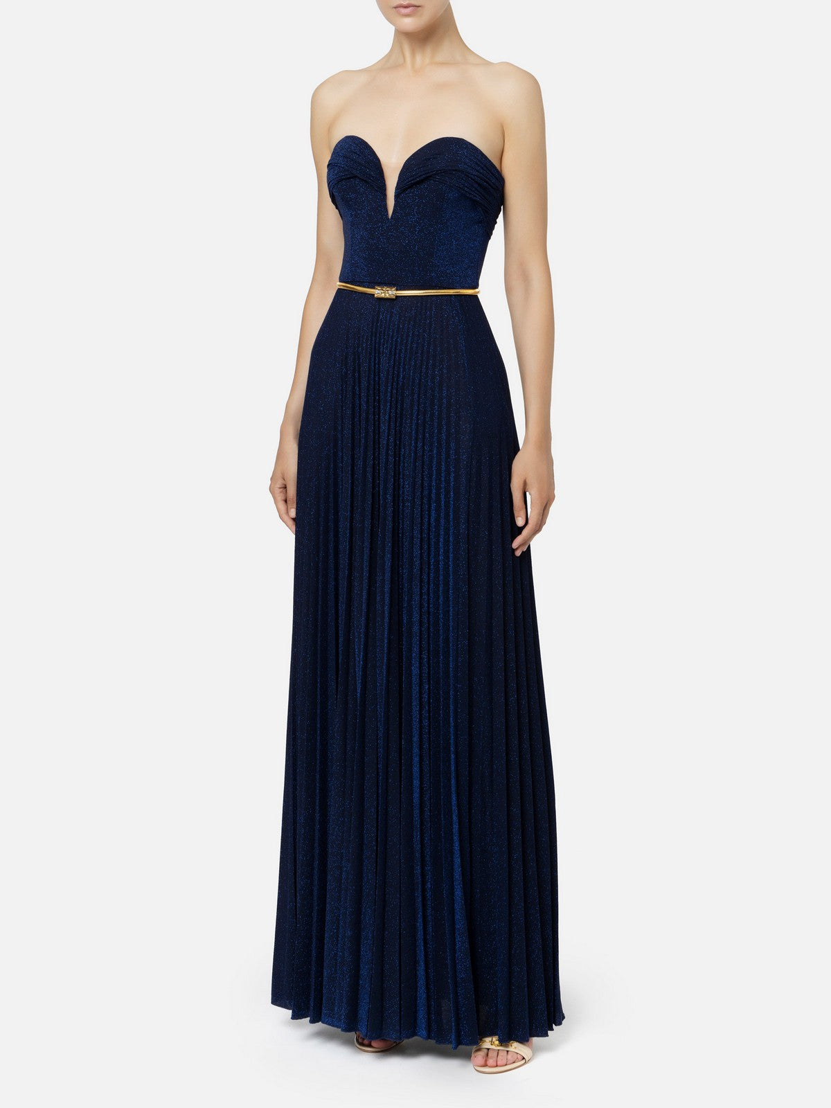 ELISABETTA FRANCHI Sukienka damska AB62847E2 B75 Blue