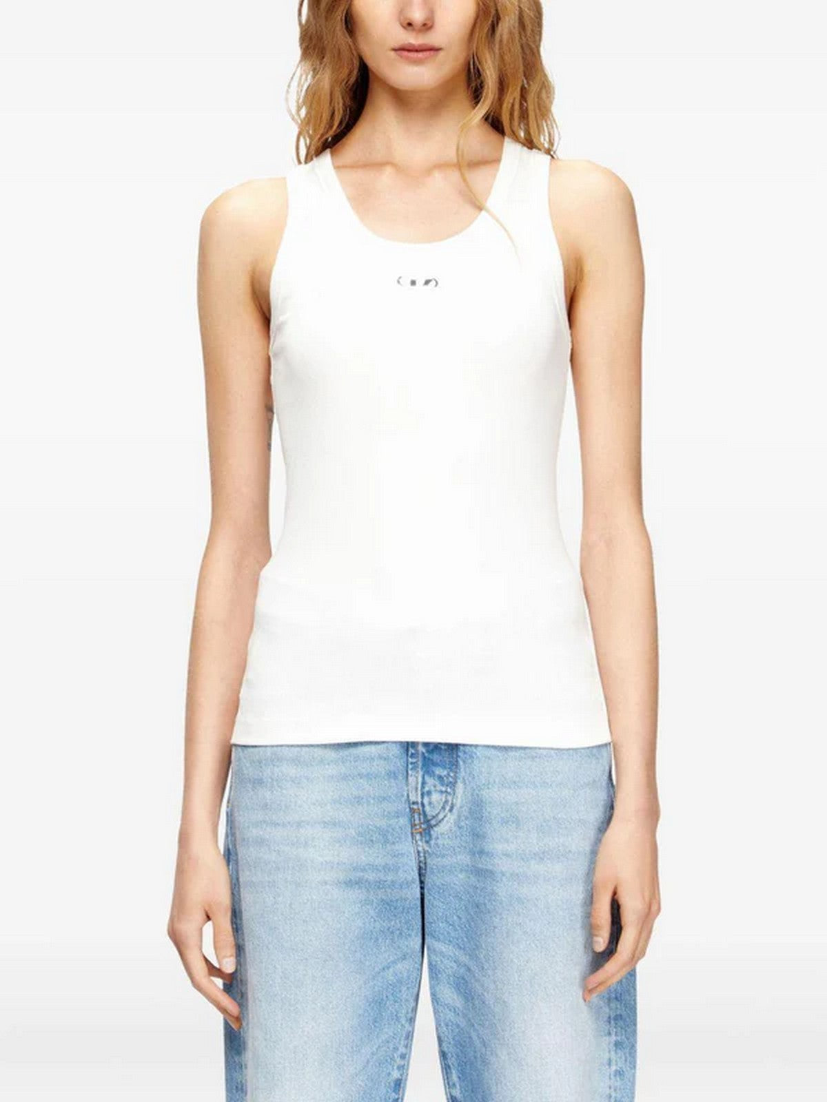 DIESEL Damen Tank Top T-ANKI-OD TOP A19908 0JMBA 141 104 - OFF/WHITE