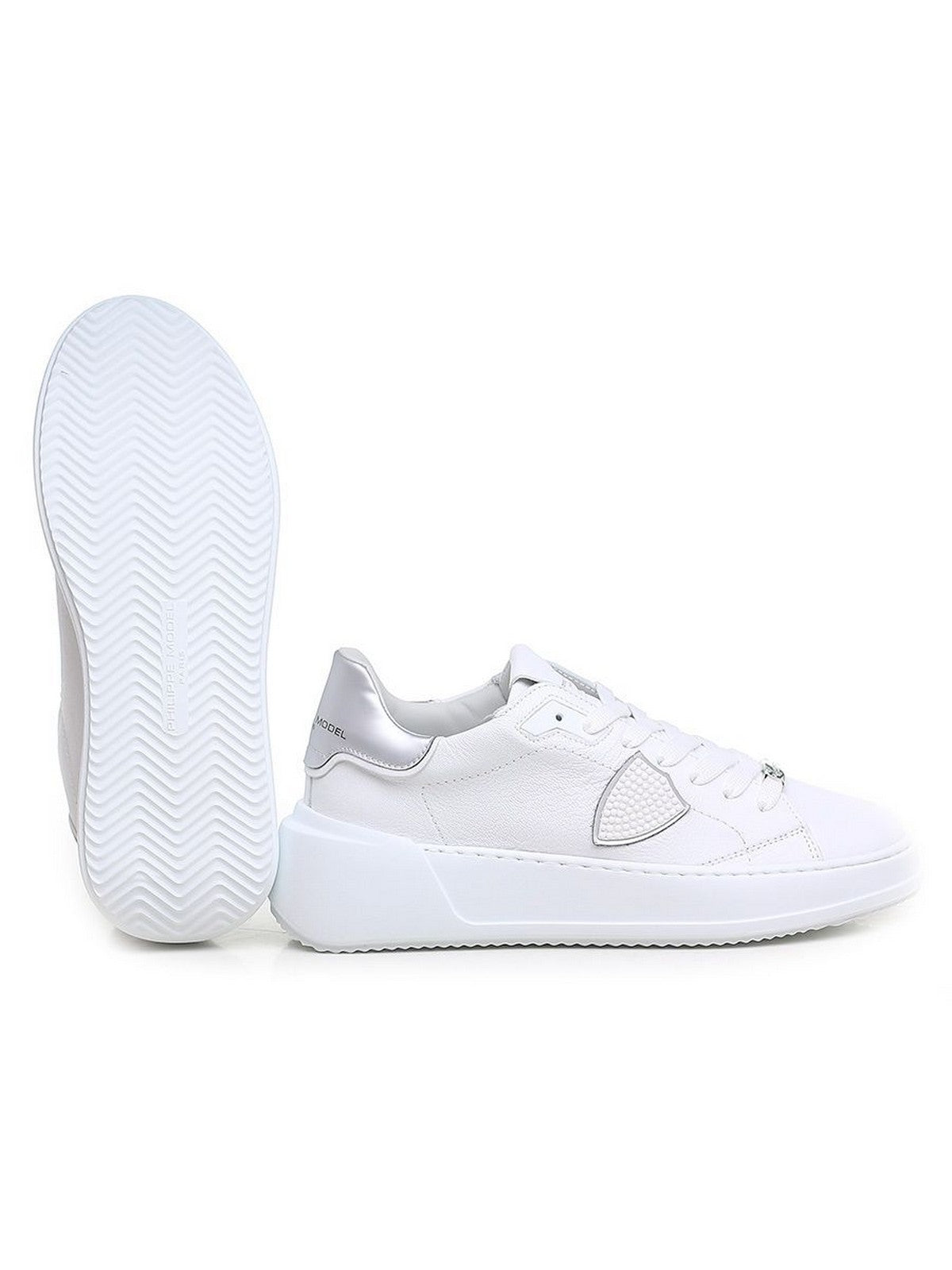 PHILIPPE MODEL Sneaker Donna Tres temple low woman BJLD VKD1 Bianco