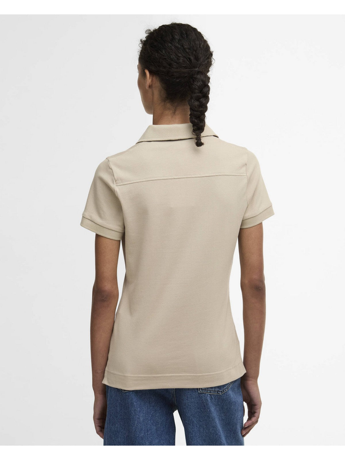 BARBOUR Polo Donna PORTSDOWN TOP LML0634 SN31 LIGHT SAND/HESSIAN