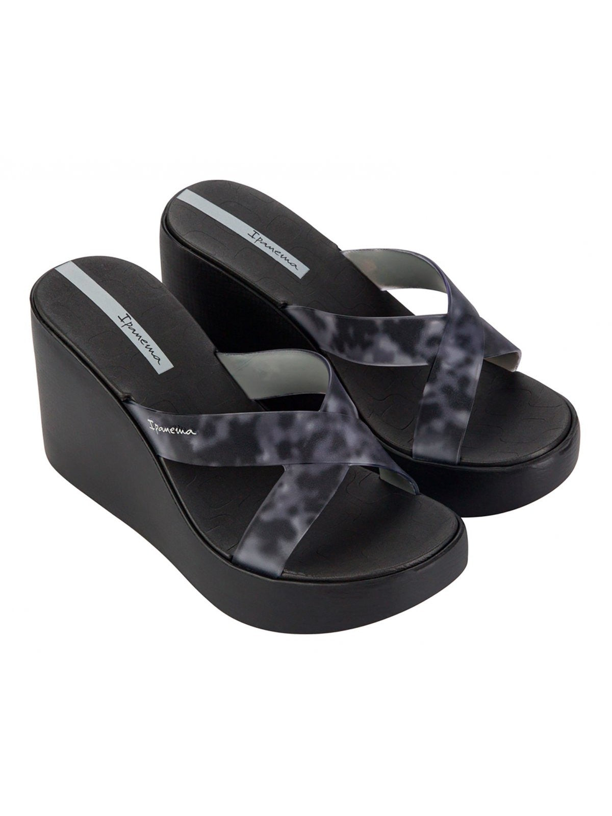 Ipanema wedge ipanema femme high mode diapositive fém.83520 aq406 noir