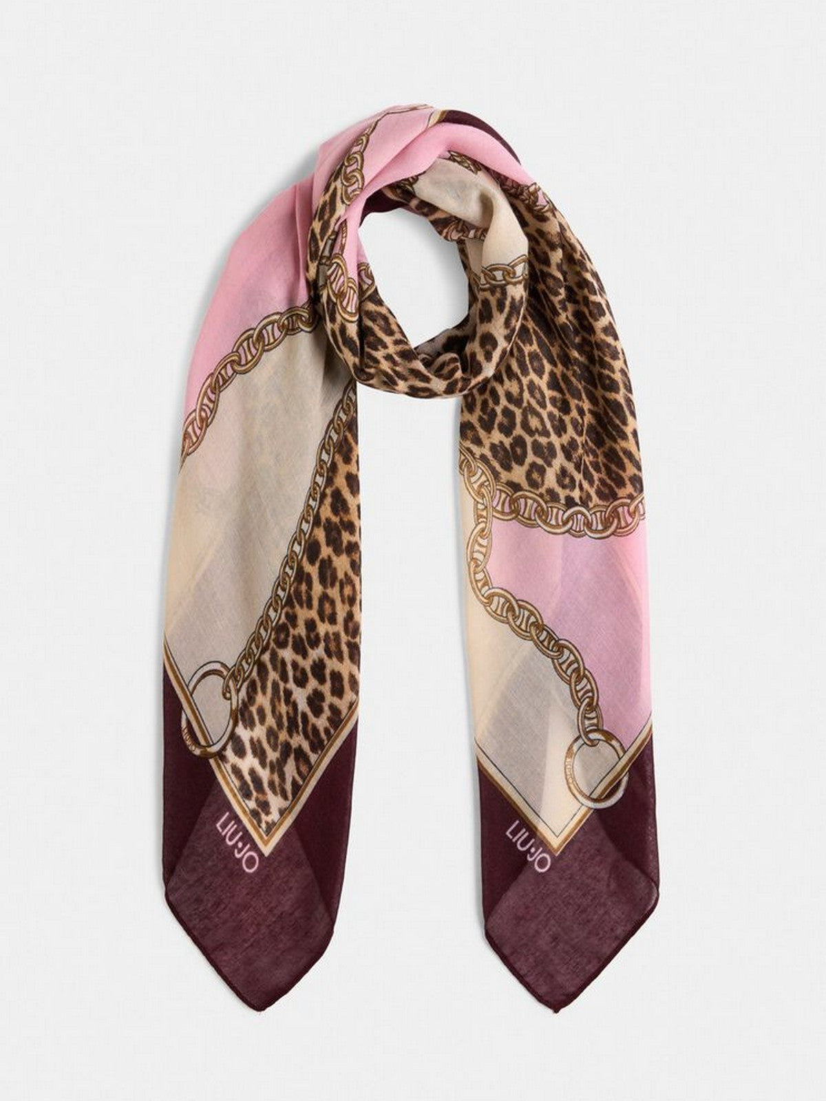 LIU JO SOFT Foulard Donna  2F5074T0300 91718 RED AUBERGINE