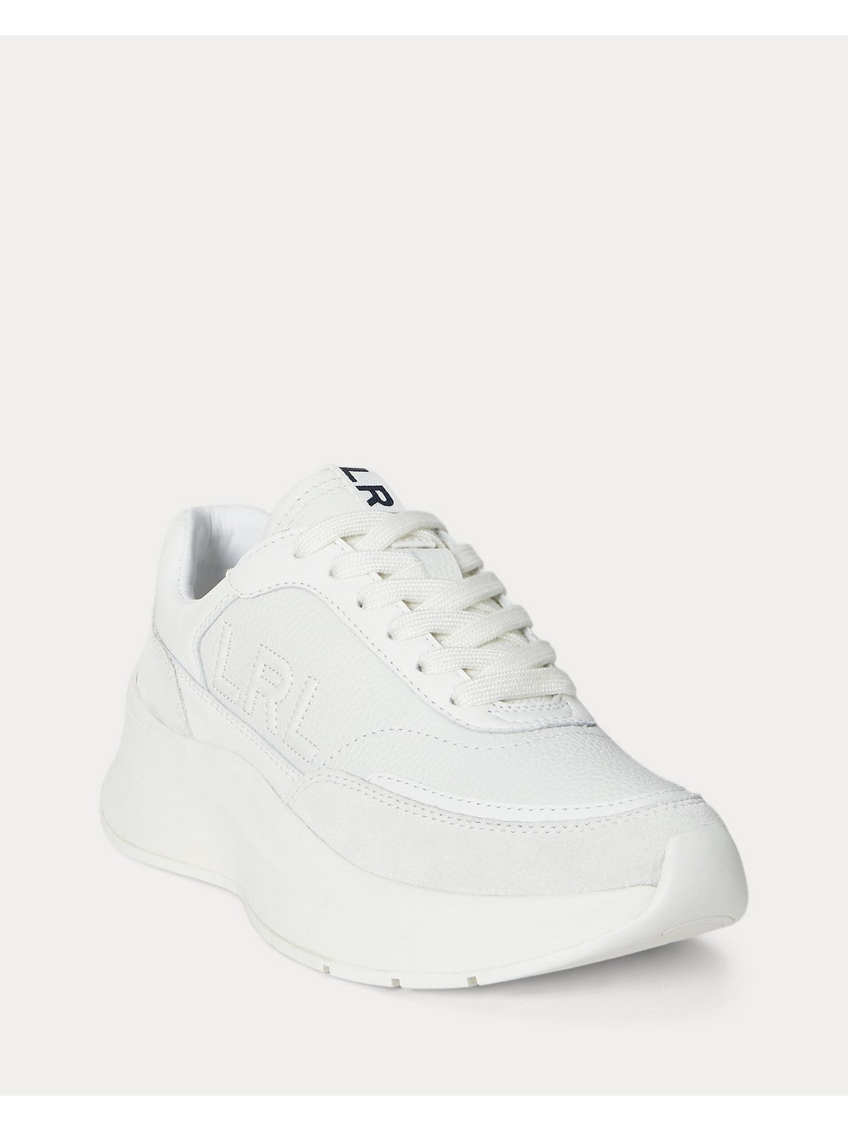 LAUREN RALPH LAUREN Sneaker Donna FRANKY-SNEAKERS-LOW TOP LACE 802969384 001 SNOW WHITE/BIANCO gioboutiqueweb