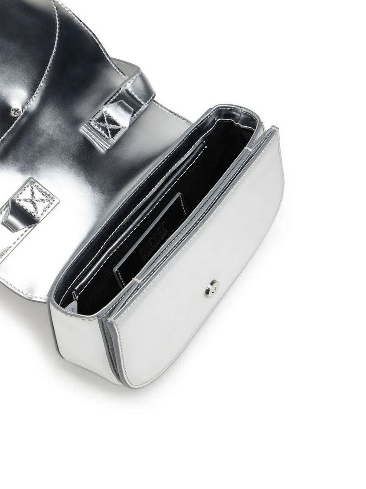 DIESEL Women's Bag 1DR 1DR SHOULDER BAG X08396 PS202 H0535 981 - SILVER