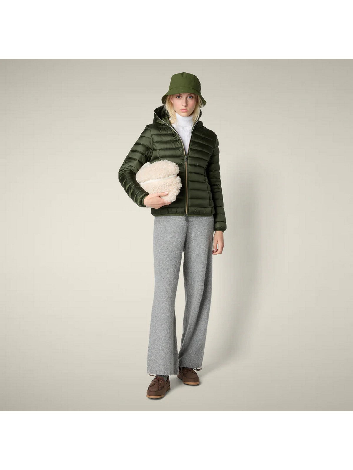 SAVE THE DUCK Piumino Donna Alexis D33620W IRIS21 50023 PINE GREEN