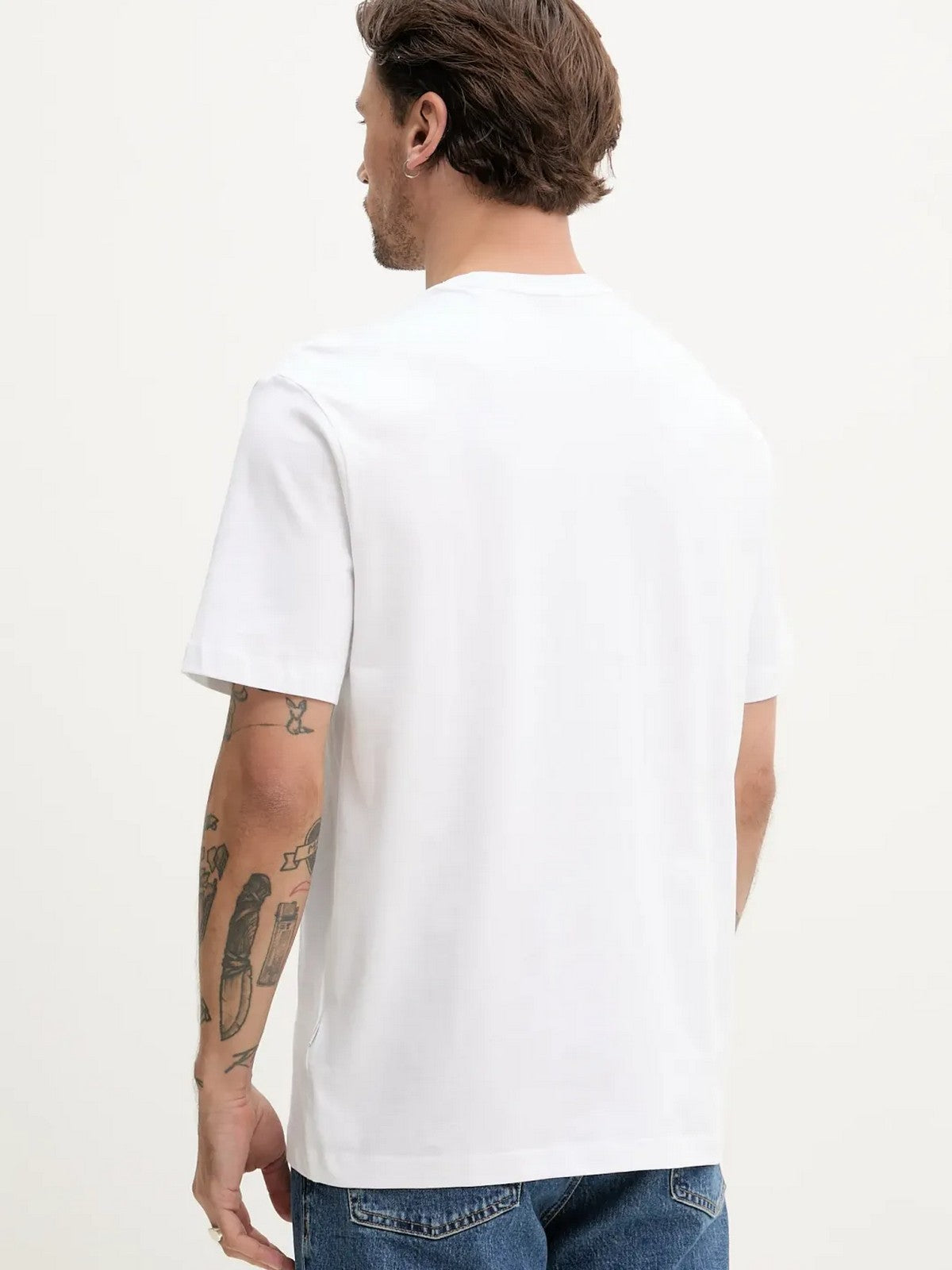 GUESS T-shirt Uomo GJ SS CN REG PKT TEE M5RI74 K8FQ4 G011 PURE WHITE