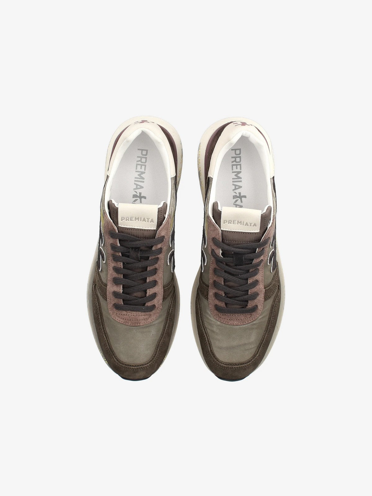 PREMIATA Sneaker Uomo  MICK VAR 7717 MILITARY GREEN/BROWN