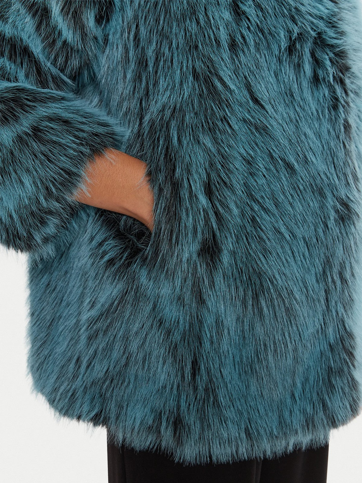 PATRIZIA PEPE Pelliccia Donna  8O0197 E072 G616 MYSTIC GREEN