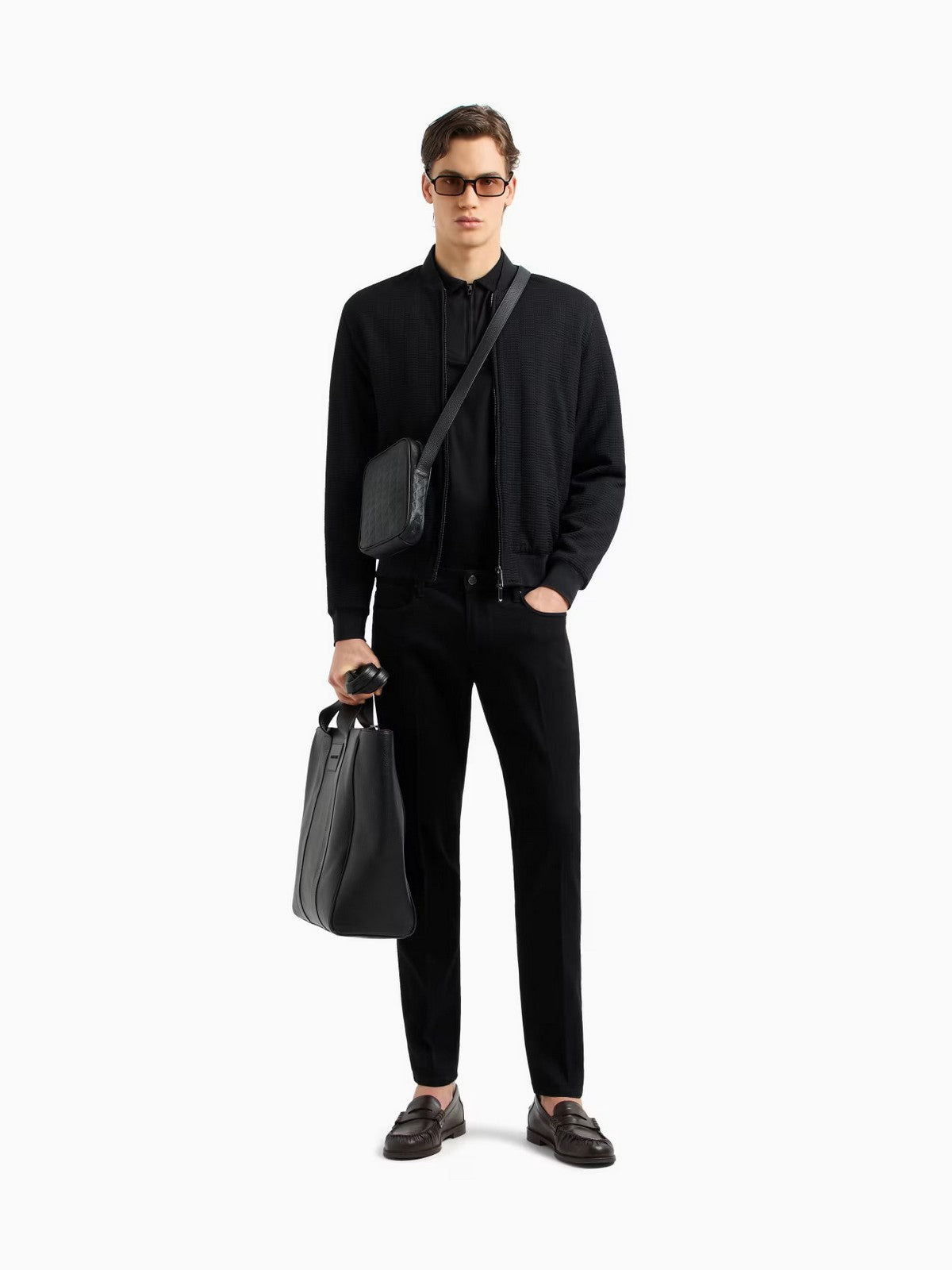 EMPORIO ARMANI Polo Uomo  EM001082 AF10017 UC001 Nero gioboutiqueweb