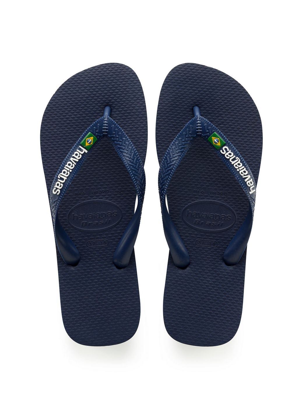 Havaianas Unisexe flit adulte hav. Brasil Logo 4110850.0555 Bleu