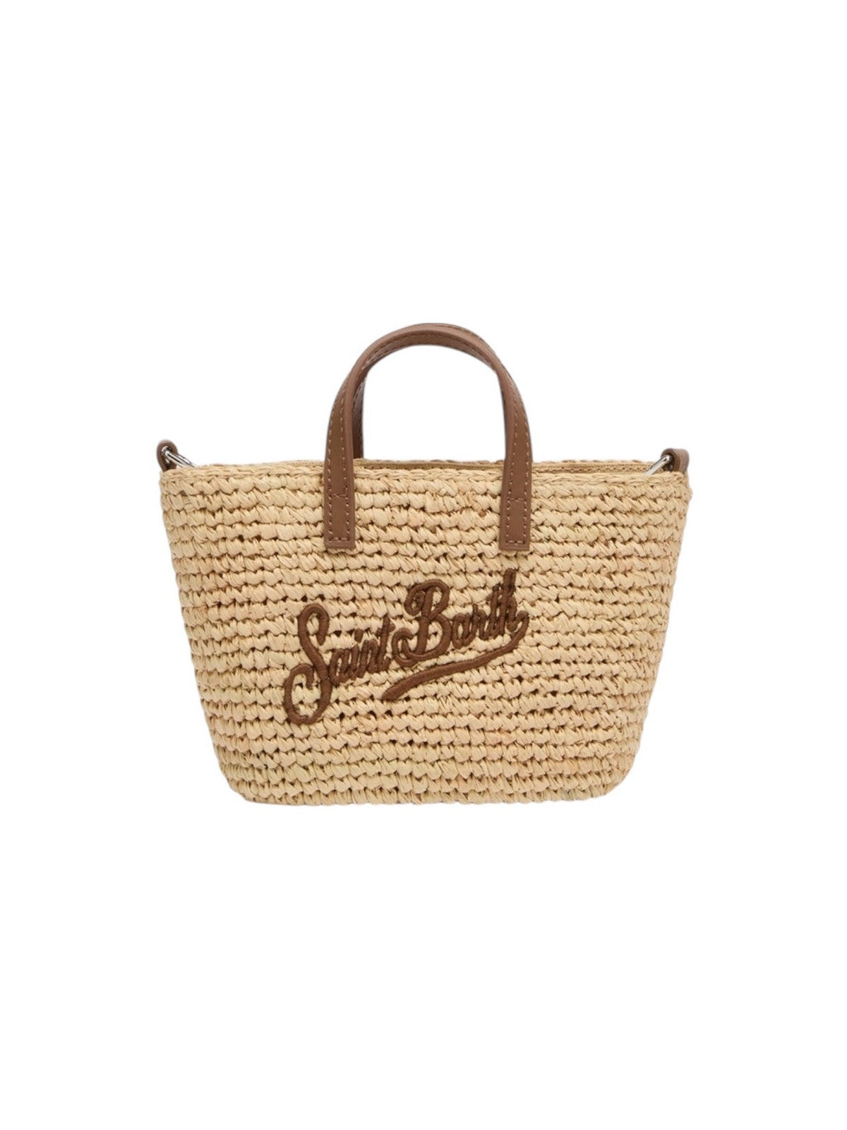 MC2 SAINT BARTH Borsa Donna  RAFFIA CITY MINI 00358L 1118 LEATHER EMB