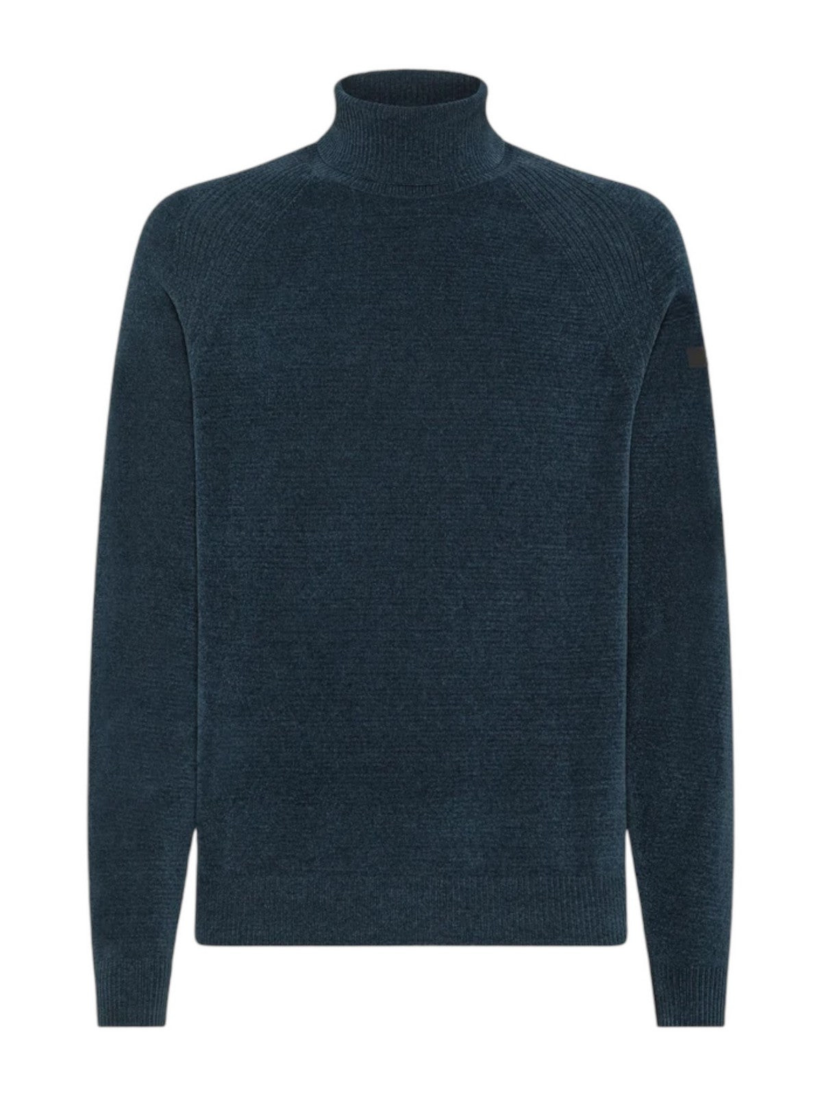 RRD Sweenn Dolcevita Man Velvet Coldurtleneck Knit W24133 62 Bleu