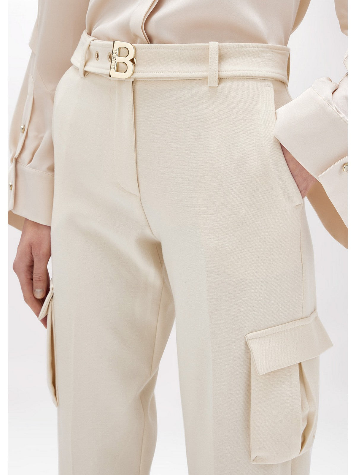 BLUGIRL Pantalone Donna  RF4074T3190 10110 Beige