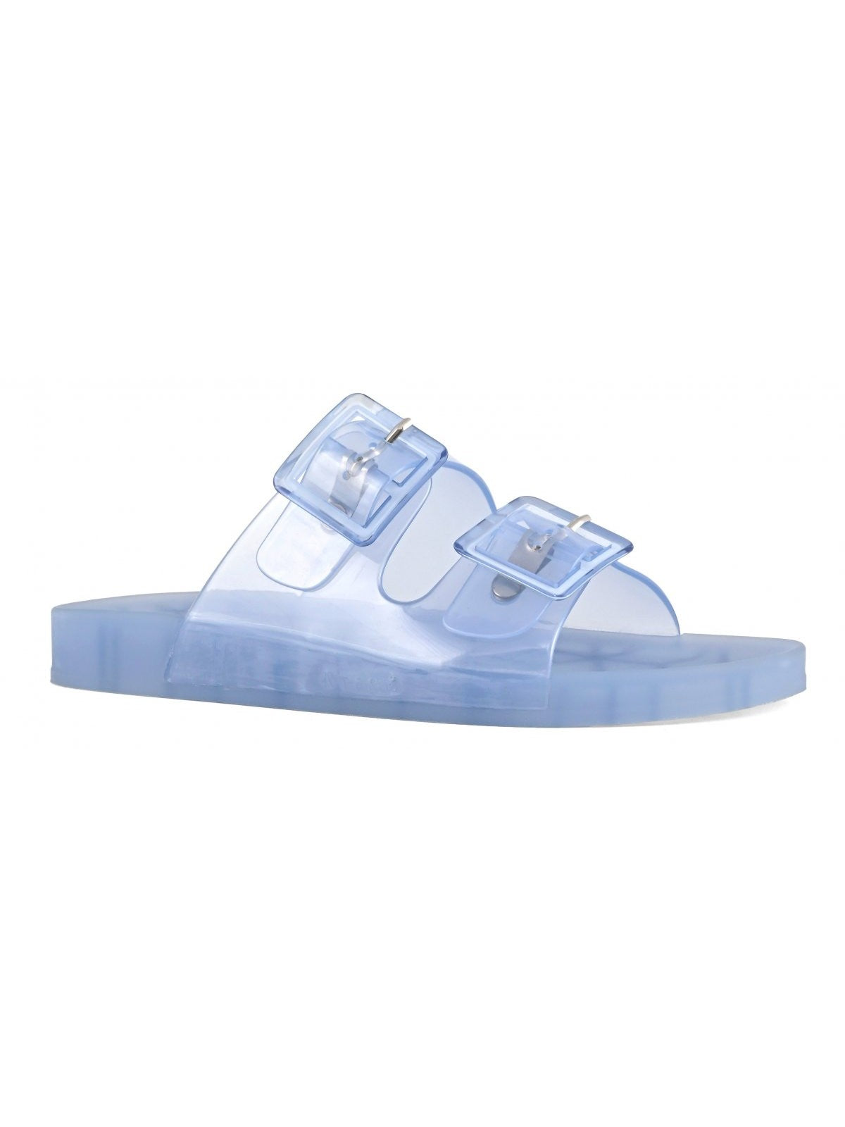 Colors of California Ciabatta Woman Jelly Sandal 2 Buckles HC.CHJ010 Den Blu