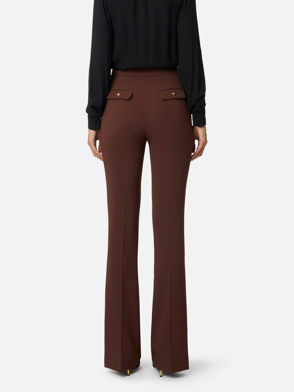 ELISABETTA FRANCHI Pantalone Donna  PA14157E2 EA3 COFFEE