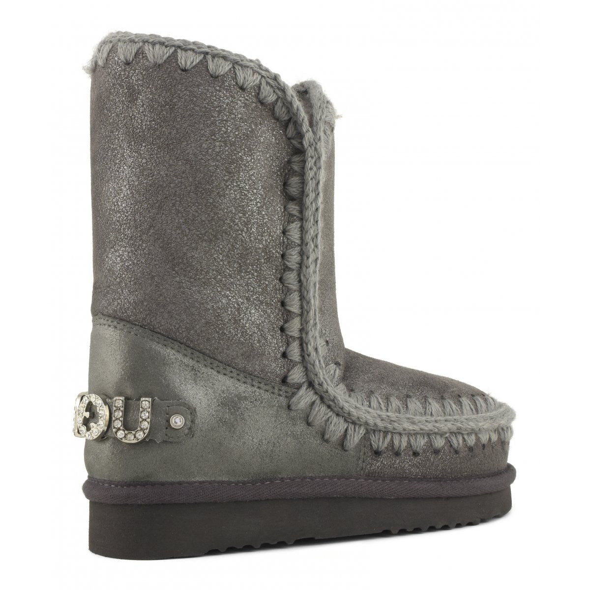 MOU Stivali e Stivaletti Donna Eskimo 24  rhinestones logo MU.FW101037B DUIRO Dust Iron