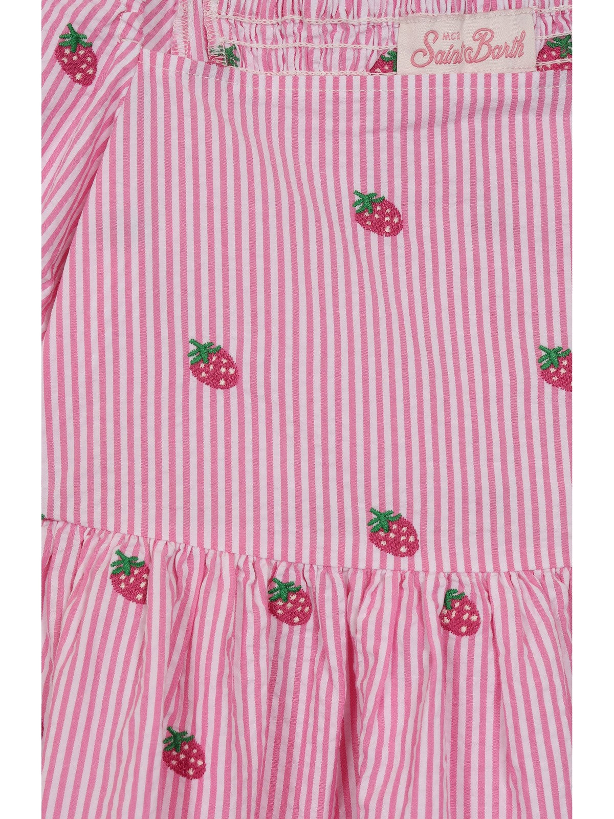 MC2 SAINT BARTH Abito Bambine e ragazze  NARA 04701H COTTON STRAWBERRY 21