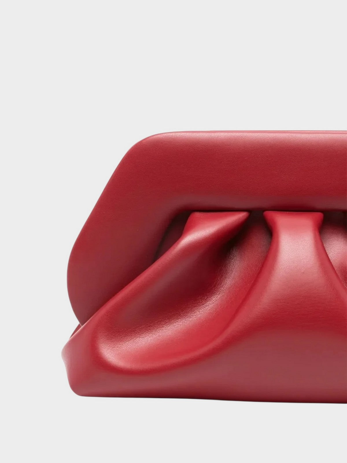 THEMOIRè Bios Medium vegan fabric bag red eco-friendly design 