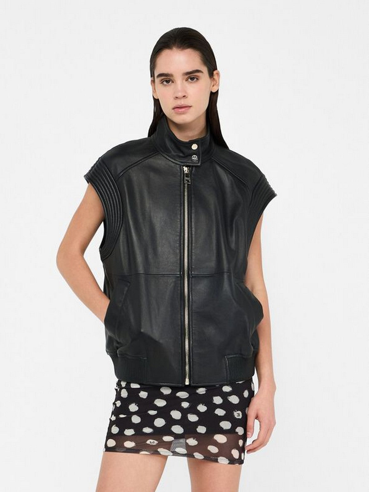 LIU JO BLACK Gilet Donna  CF5163P0379 22222 Nero