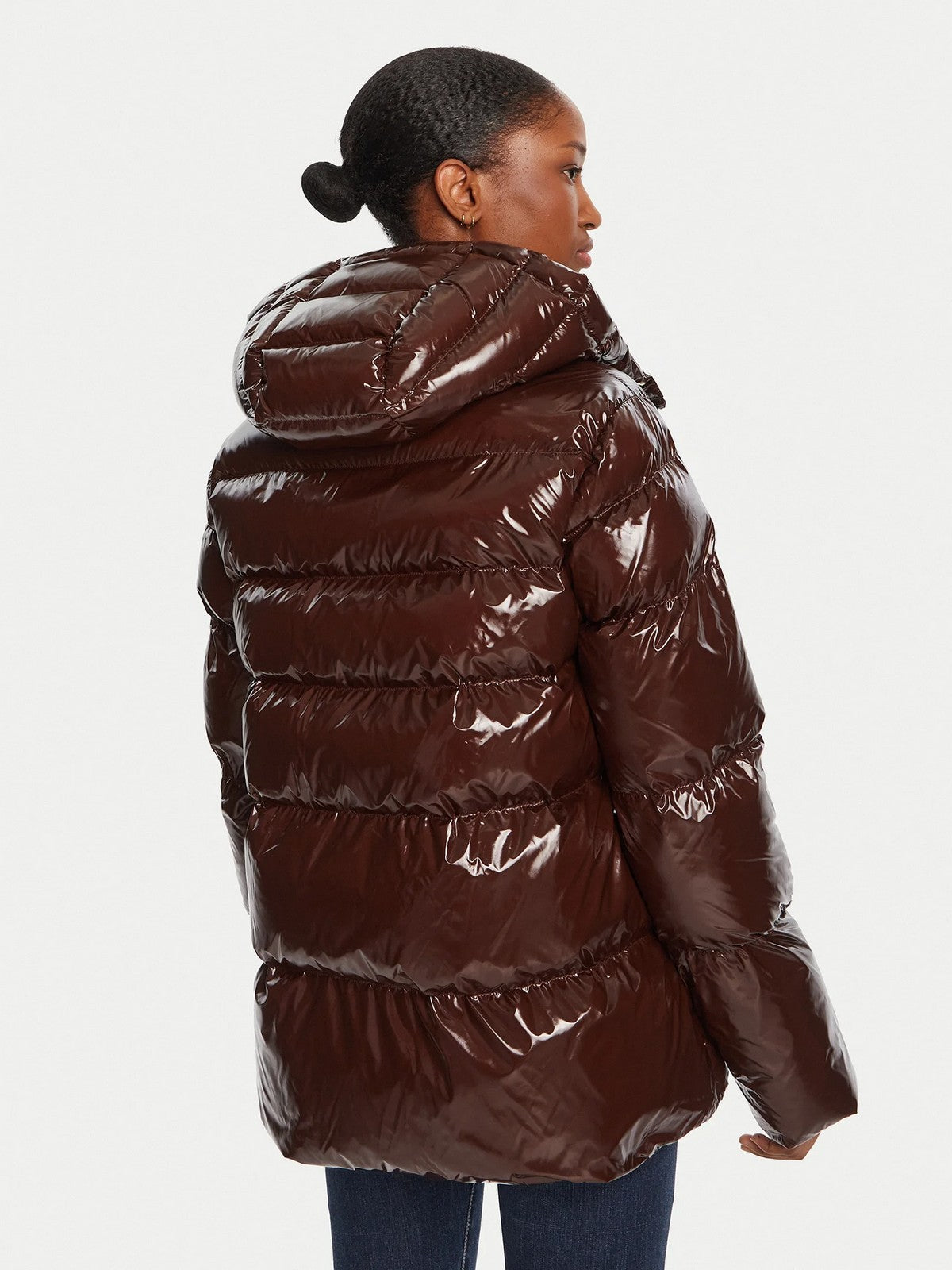 PINKO Piumino Donna ELEODORO CABAN 101597-A2P7 M22 MARRONE-SASSICAIA