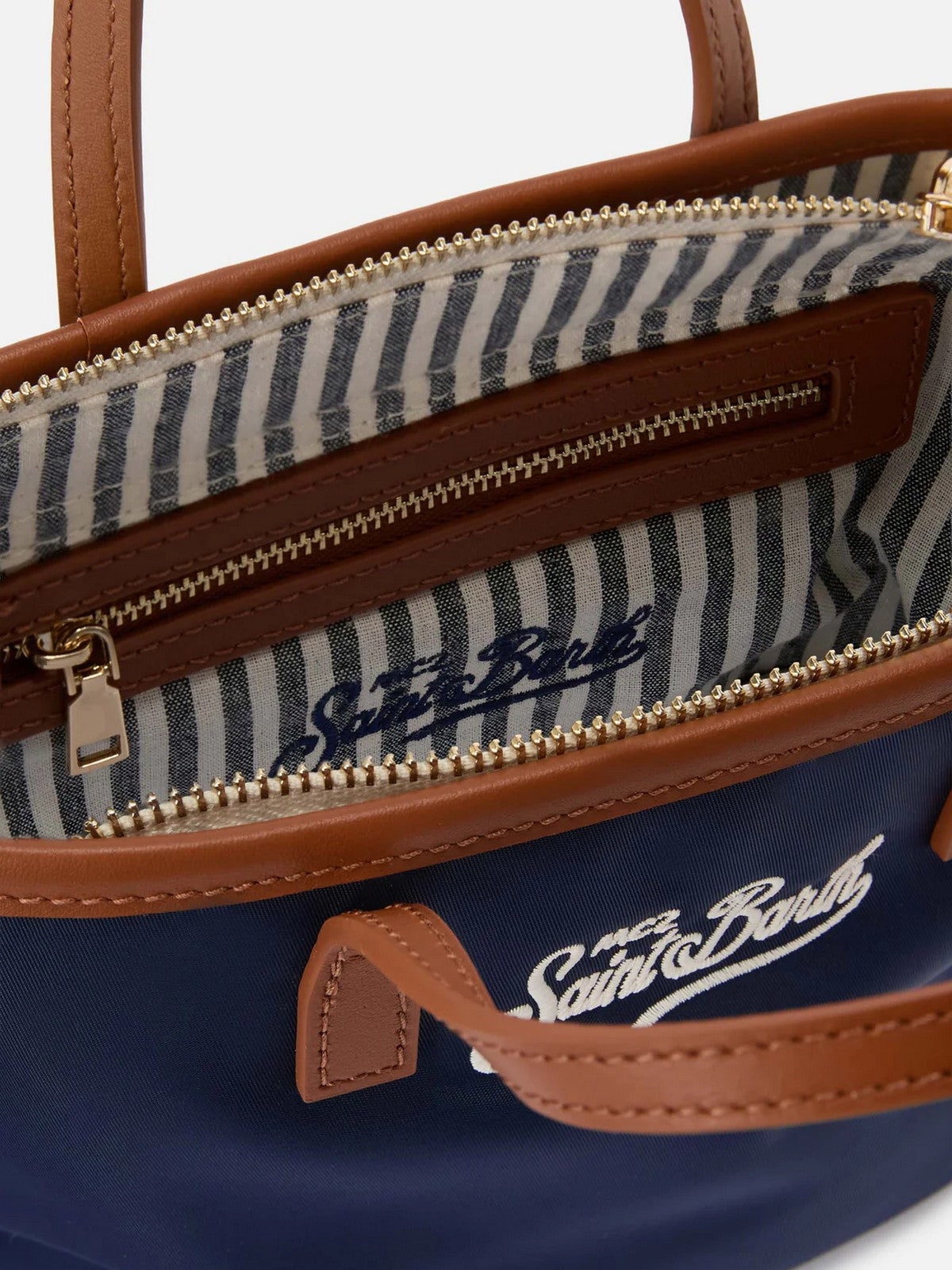MC2 SAINT BARTH Borsa Donna  CITY BAG MINI NYLON 01823L BLU