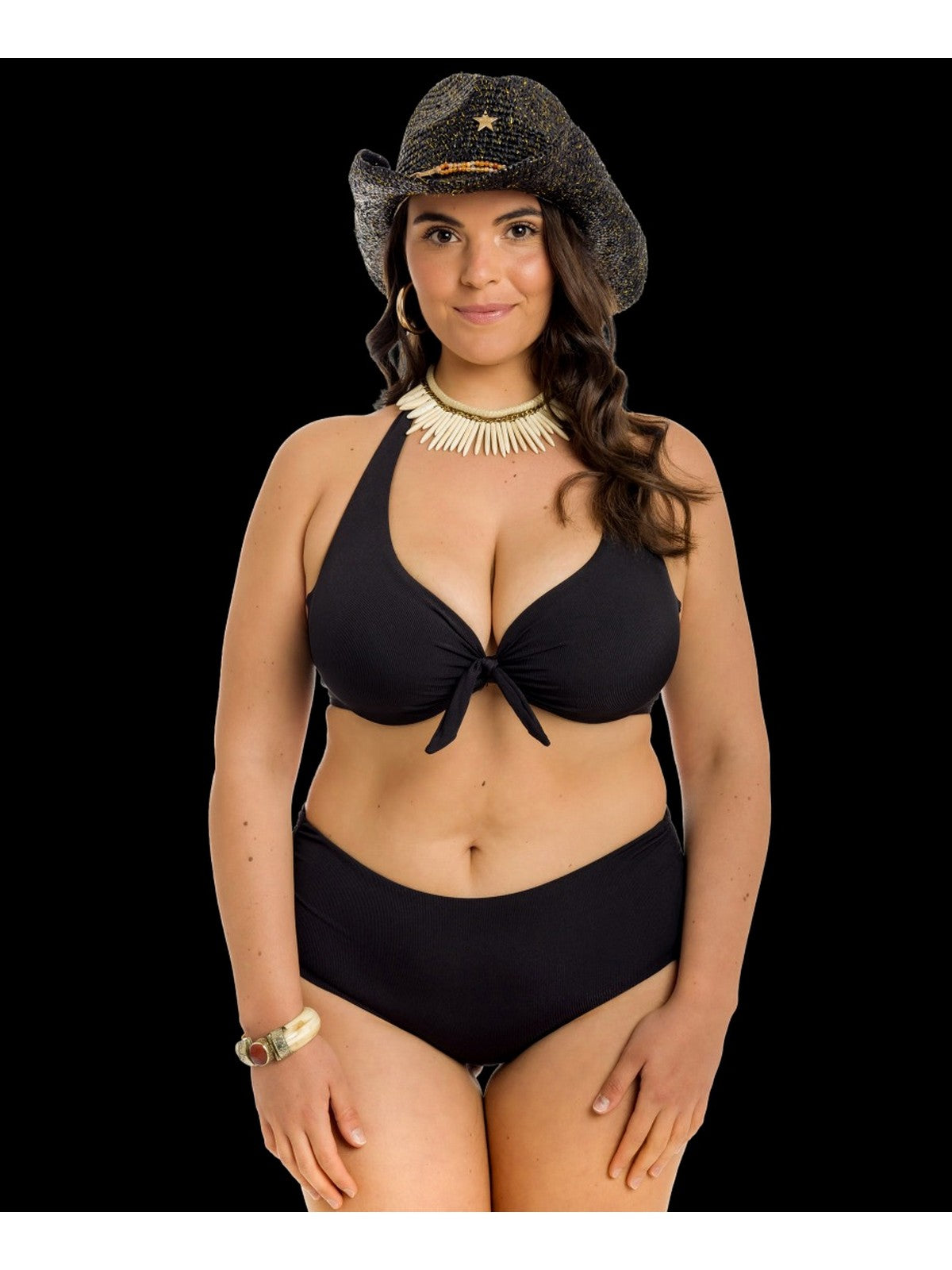 PIN-UP STARS Costume da bagno Donna  PG415FE 034 Nero
