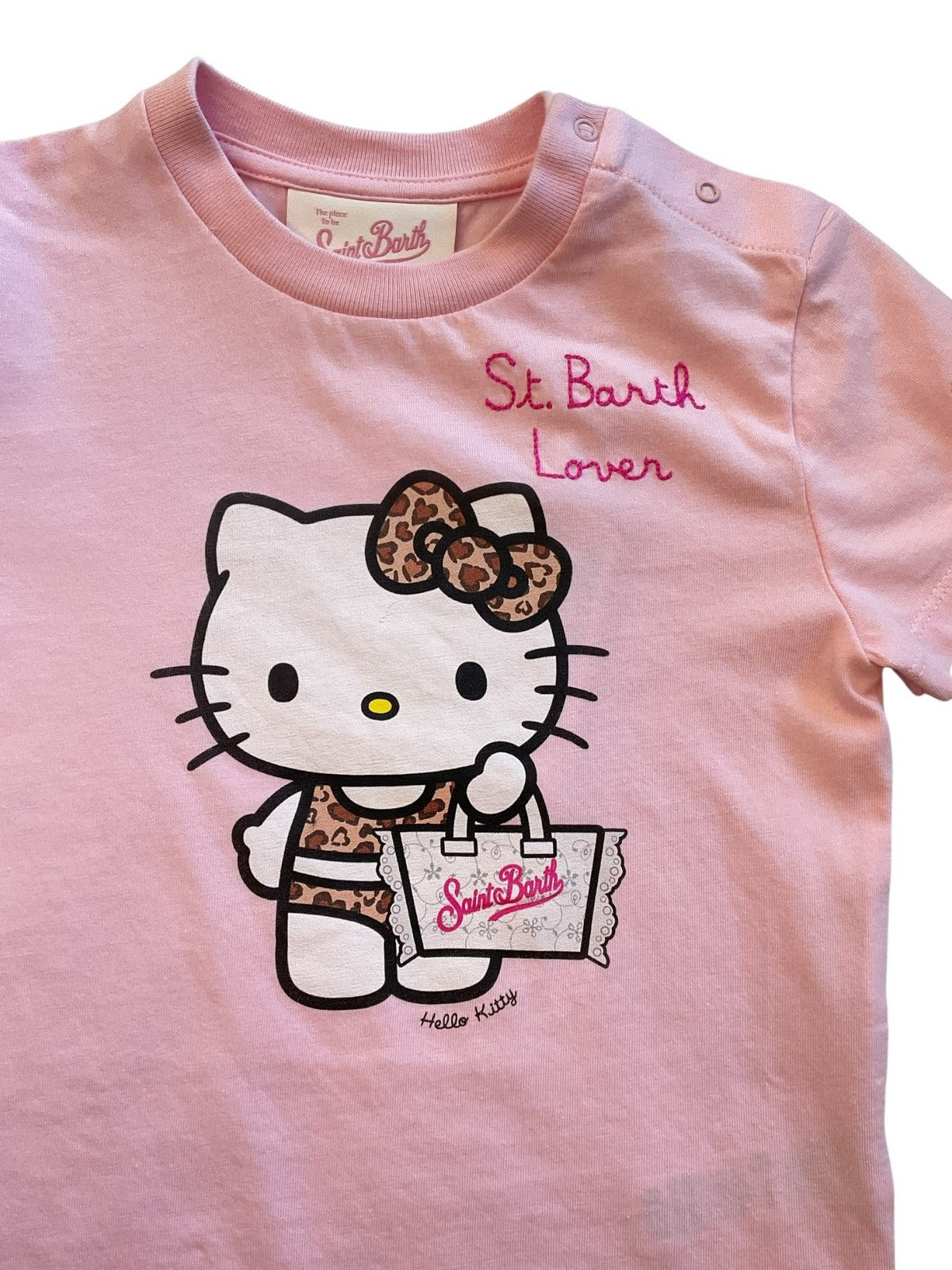 MC2 SAINT BARTH T-shirt Bambine e ragazze  ELLY 02439L HELLO KITTY SB LOVER SANGALLO 20 EMB