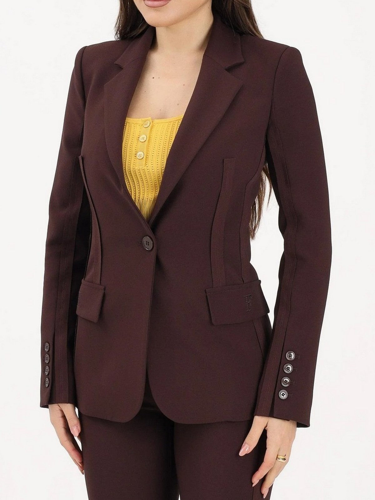 ELISABETTA FRANCHI Giacca Donna  GI21661E2 644 CACAO