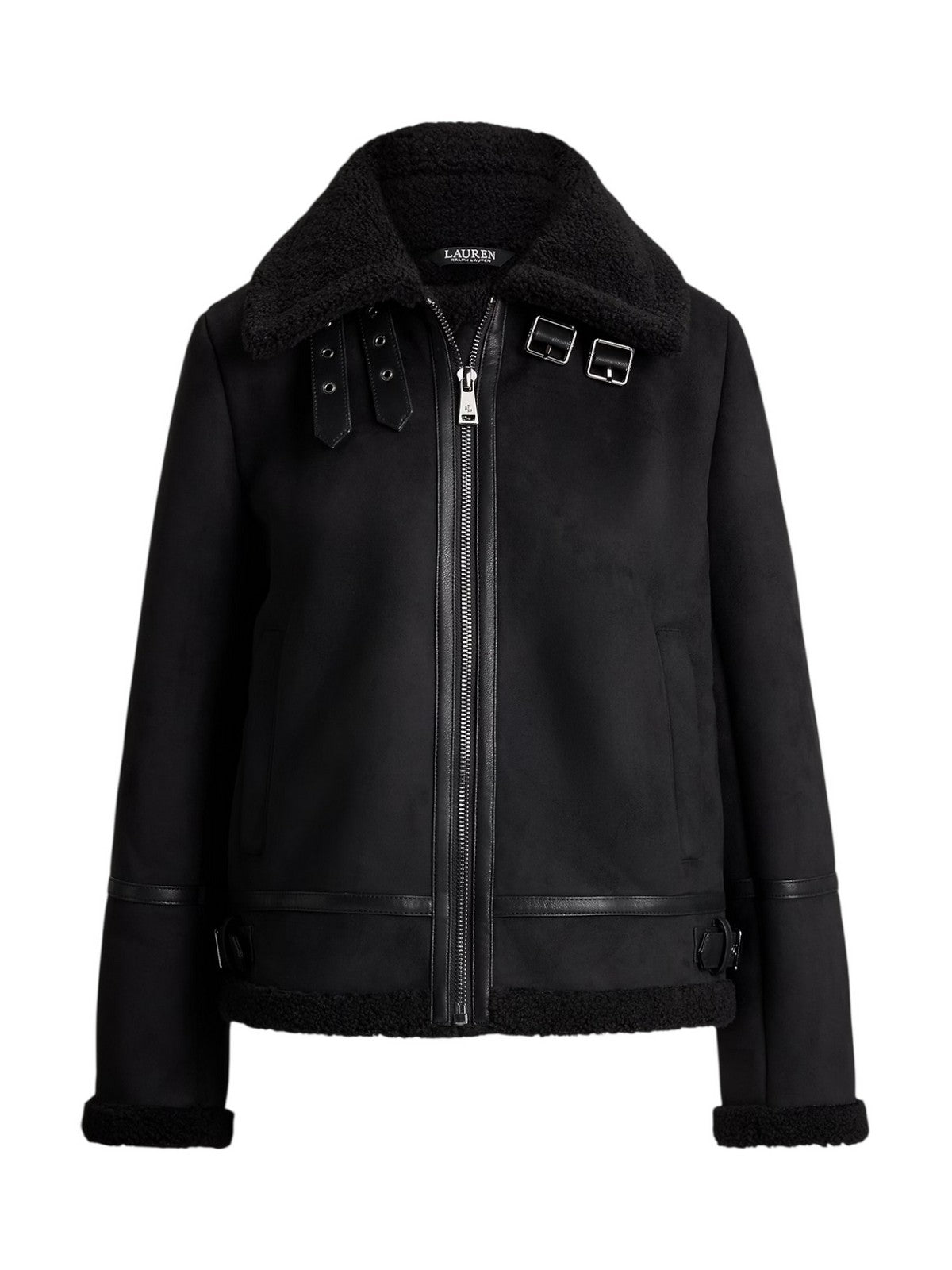 LAUREN RALPH LAUREN Cappotto Donna "FX SH SB 24""-UNLINED-COAT" 297P04122 001 BLACK