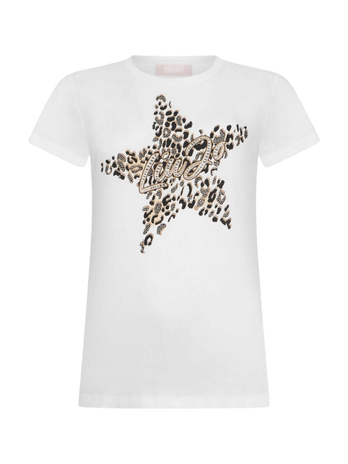LIU JO WHITE T-shirt Donna  WA6493JS923 P9656 Bco/LiuJo star anima