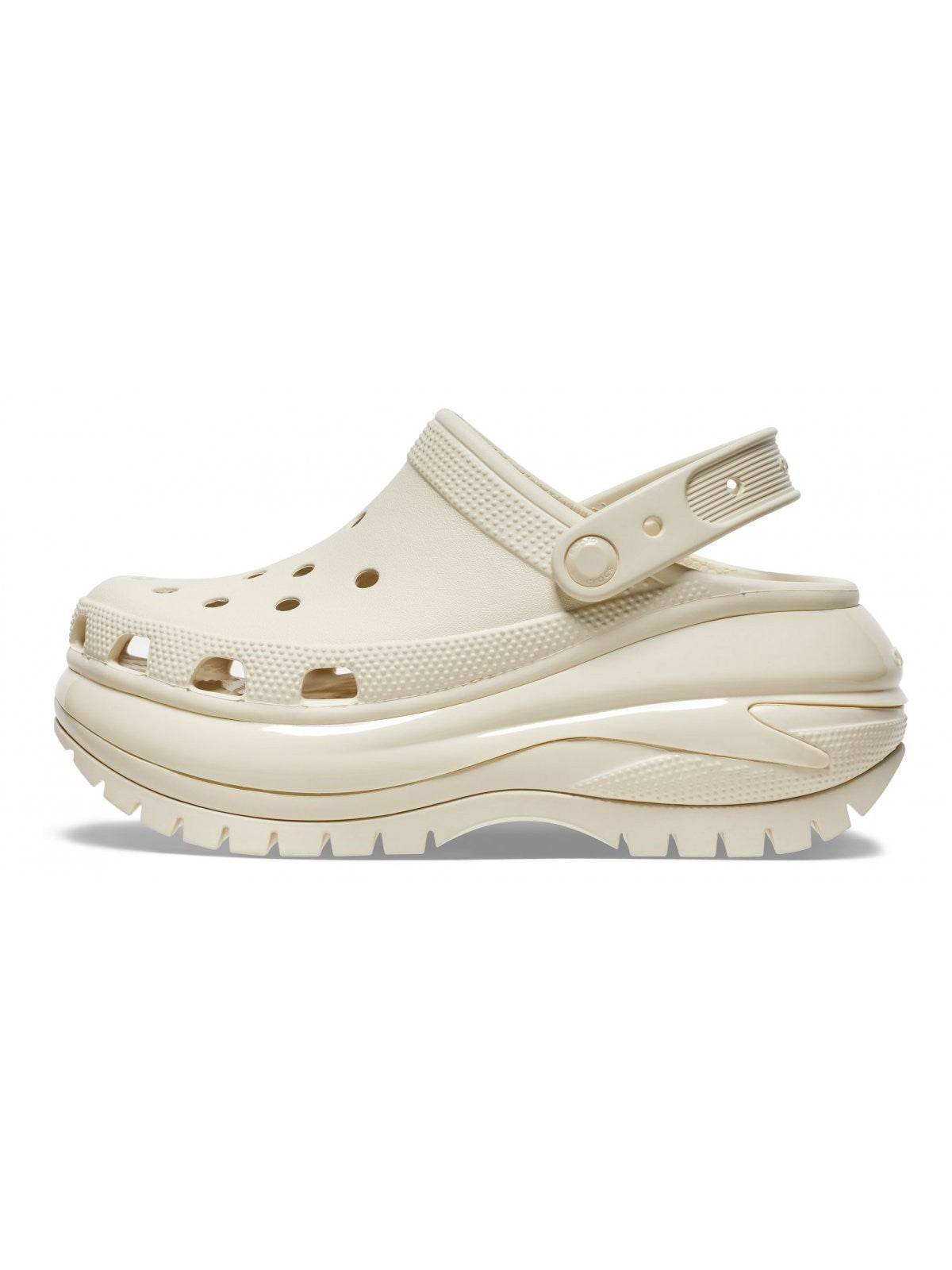 Crocs Ciabatta Donna Classic Mega Crush Clog W 207988 2Y2 Beige