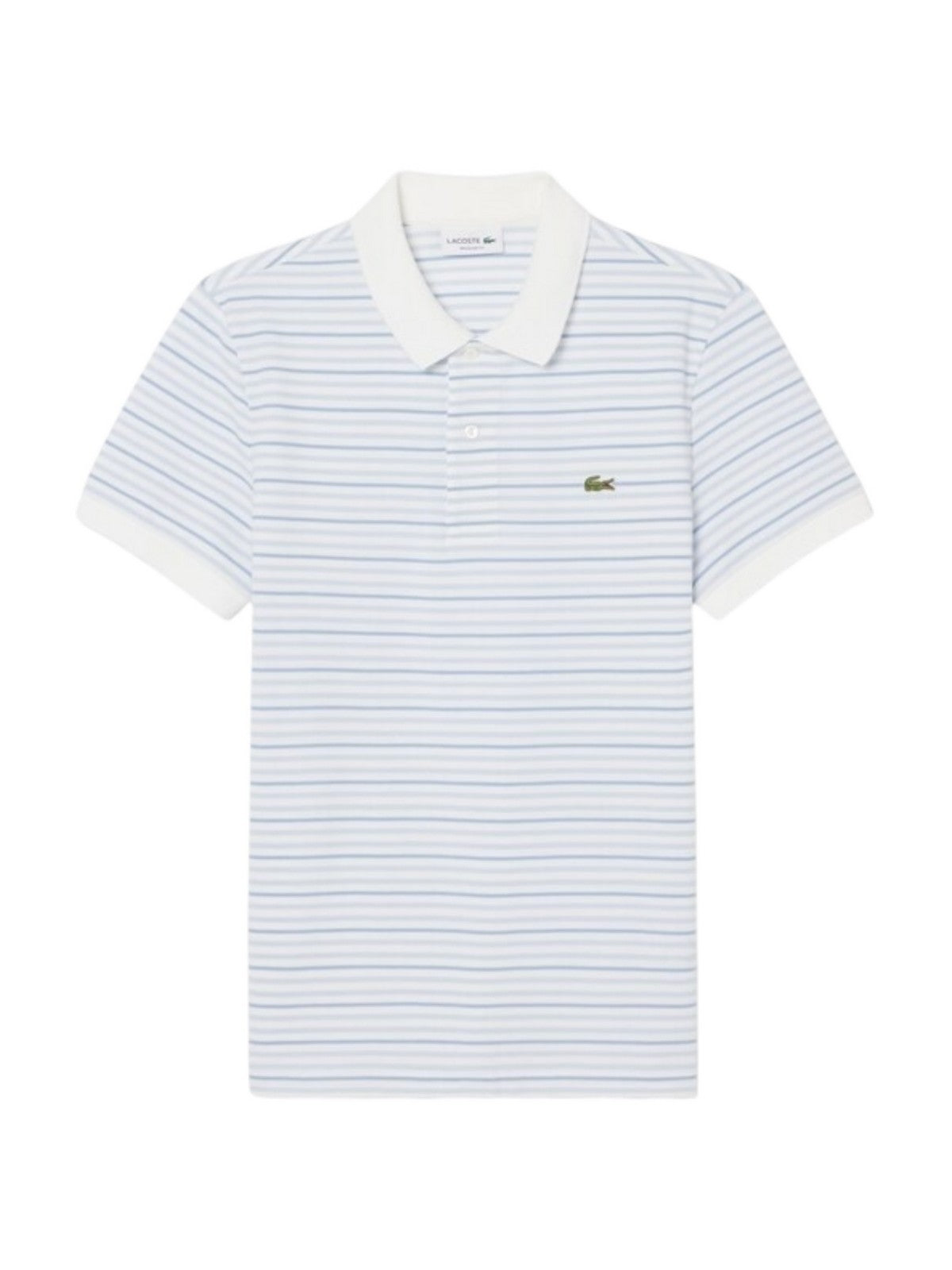 LACOSTE Polo Uomo  PH0871 WB5 BLU CHIARO/BIANCO
