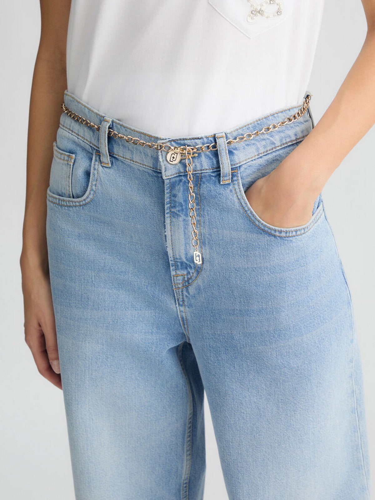 LIU JO BLUE DENIM Jeans Donna  UA5186D4854 78840 Blu gioboutiqueweb