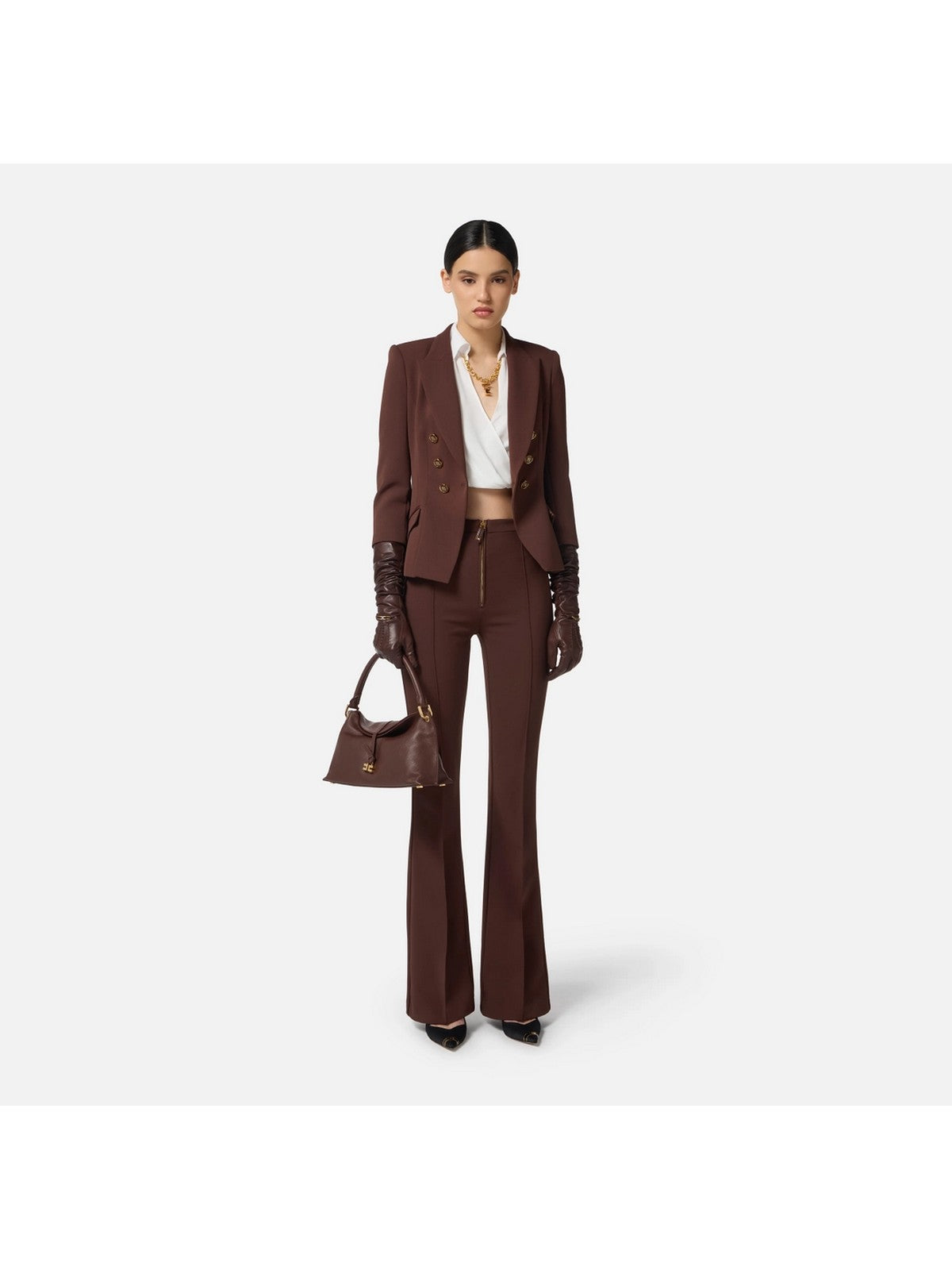 ELISABETTA FRANCHI Camicia Donna  CAT0256E2 360 Avorio