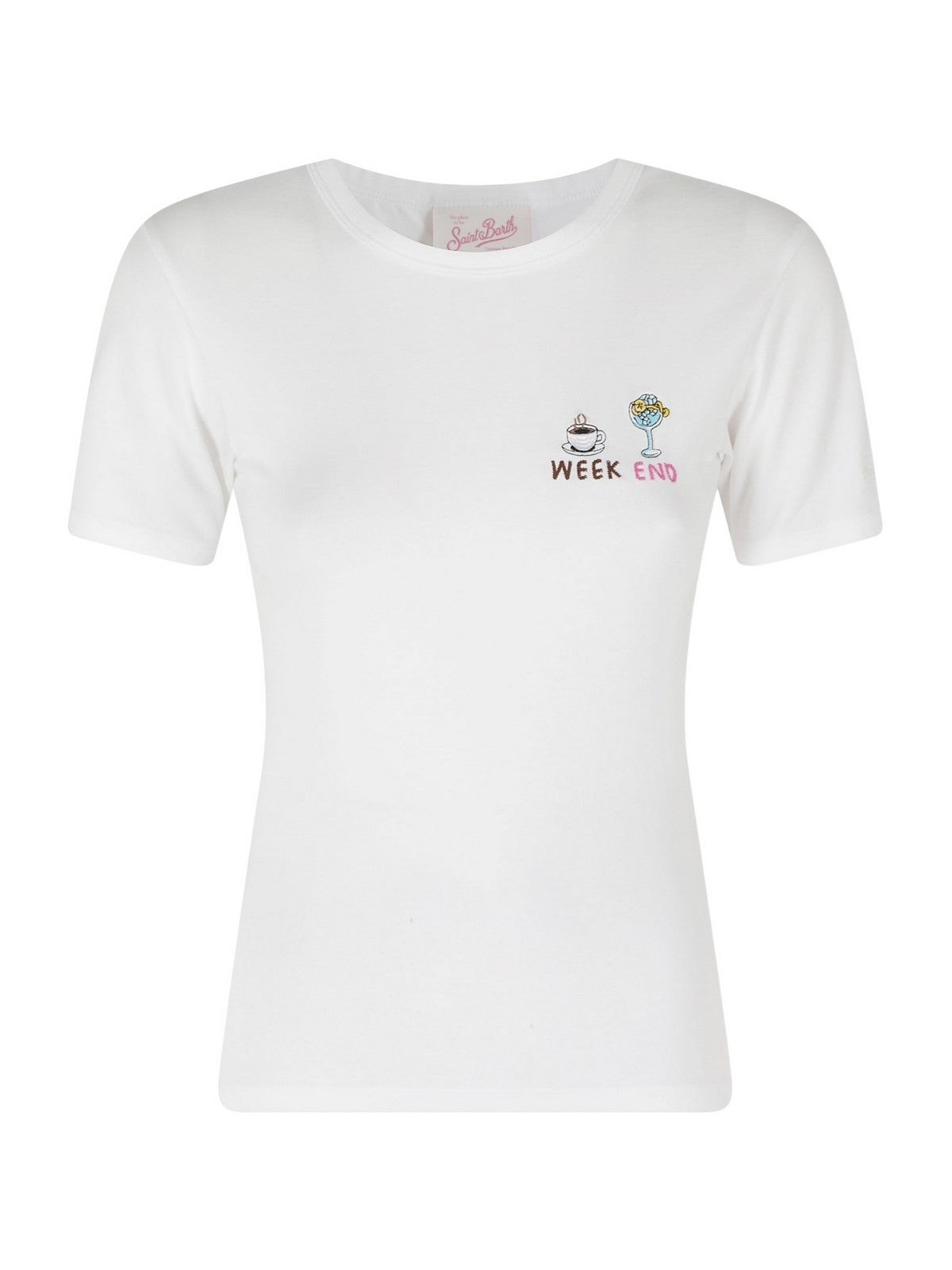 MC2 SAINT BARTH T-shirt Donna  ESME 00307L WEEK END 01N EMB