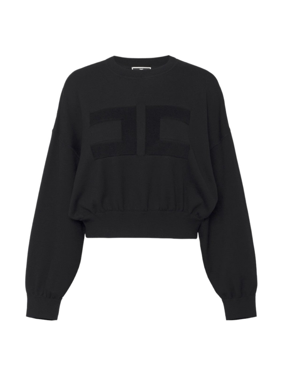 ELISABETTA FRANCHI MK76Q46E2 110 Schwarz Frauen -Sweatshirt