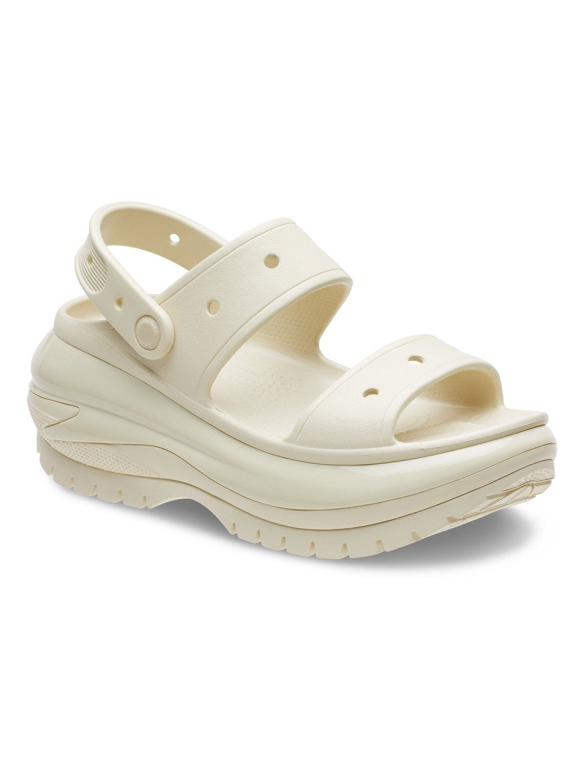 CROCS Sandale Femme Classique Mega Crush Sandale W 207989 2Y2 Beige