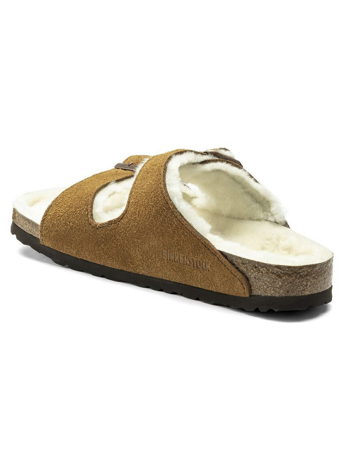 BIRKENSTOCK Chausson Arizona en peau de mouton pour femme 1001135 Beige