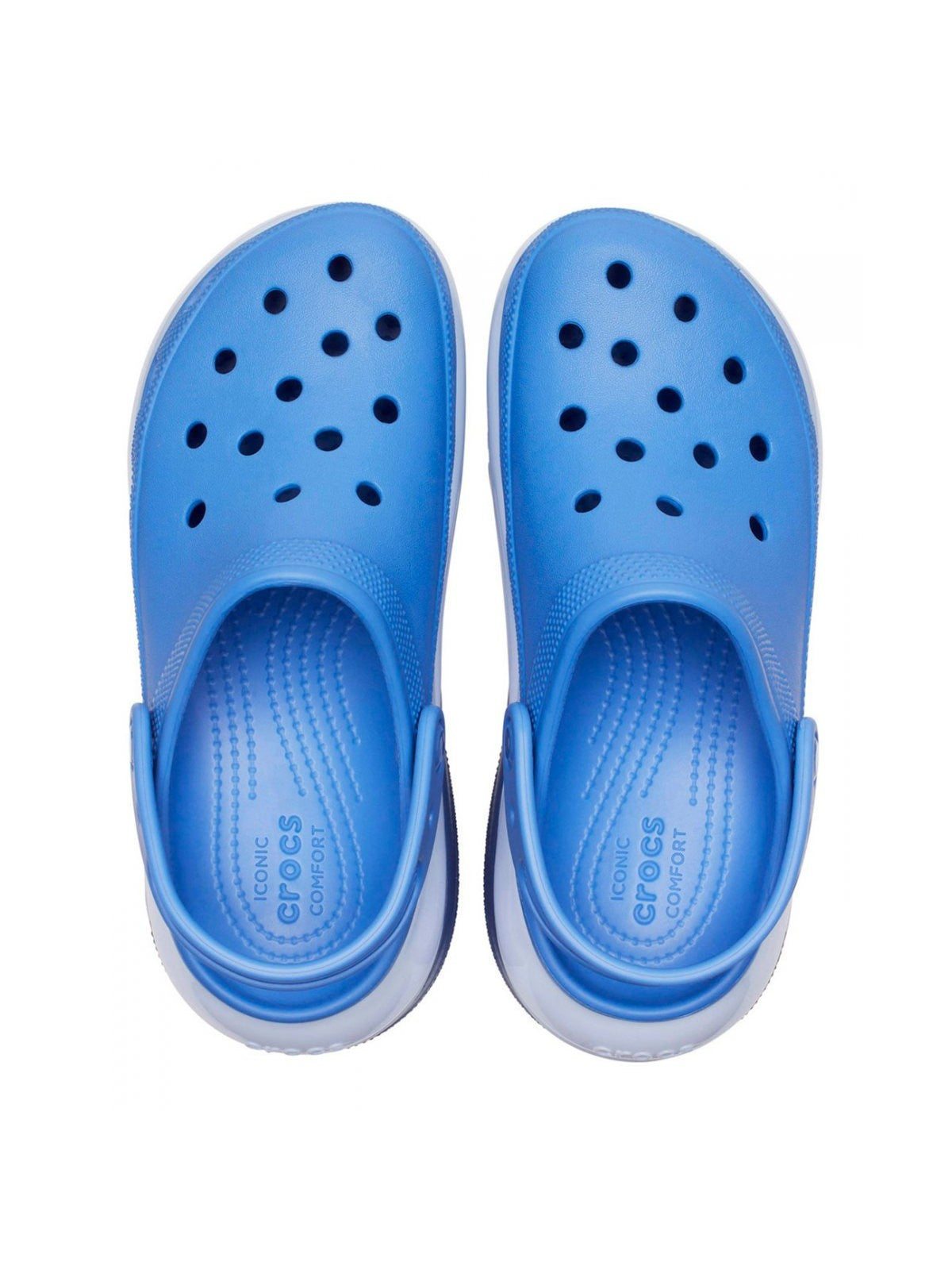 CROCS Pantoufle Classique Mega Crush Clog W 207988 4ON Bleu pour Femme