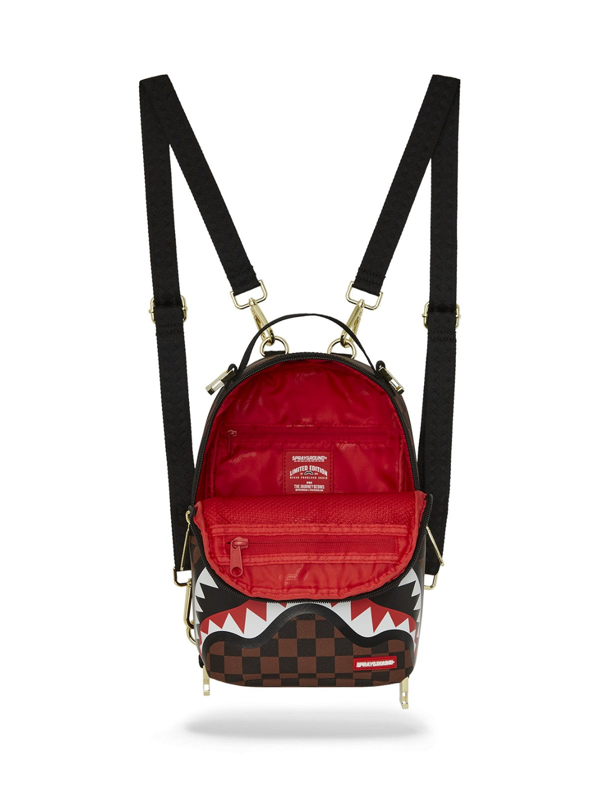 SPRAYGROUND Zaino Unisex adulto SHARKS IN A HOLE IN PARIS DLXSV BACKPACK 910B7223NSZ Nero