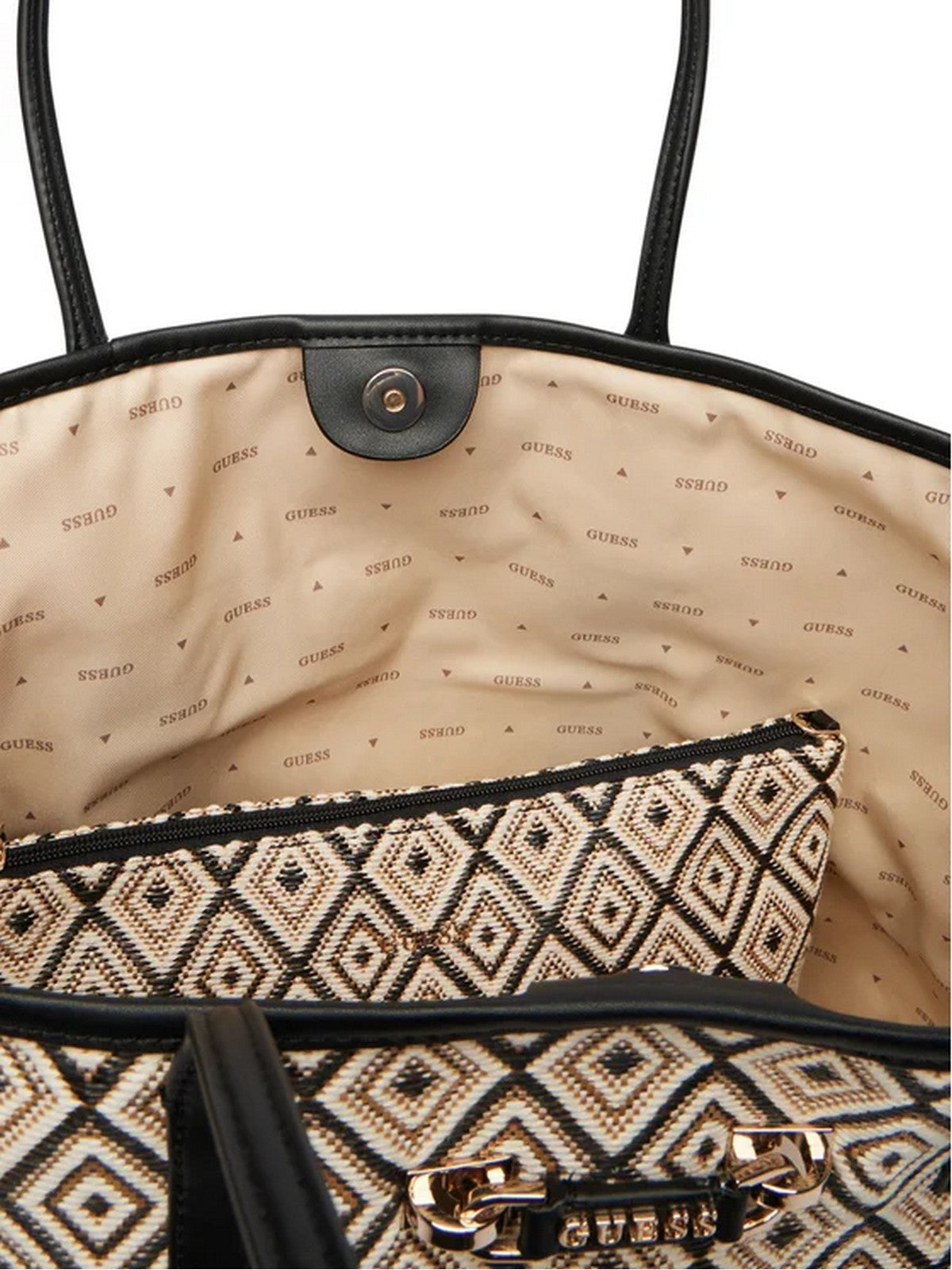 GUESS Borsa Donna SOPHIA LARGE 2 IN 1 TOTE HWWG99 13240 BLA BLACK