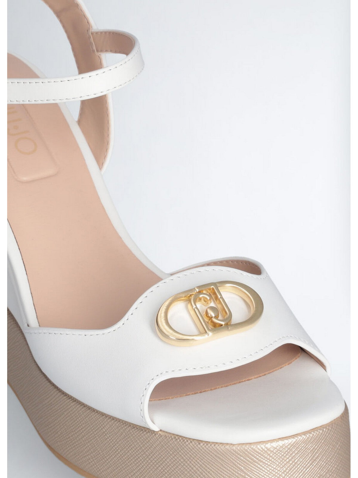 LIU JO Sandalo Donna KAREN 11 SA5117P0102 01065 CALF OFF WHITE gioboutiqueweb