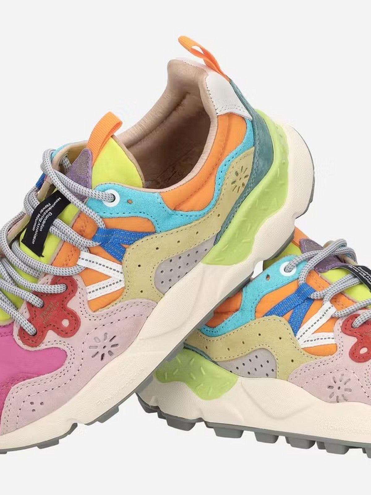 FLOWER MOUNTAIN Sneaker Donna YAMANO 3 WOMAN 2017817-01-1L43 FUCHSIA-PINK-MULTI