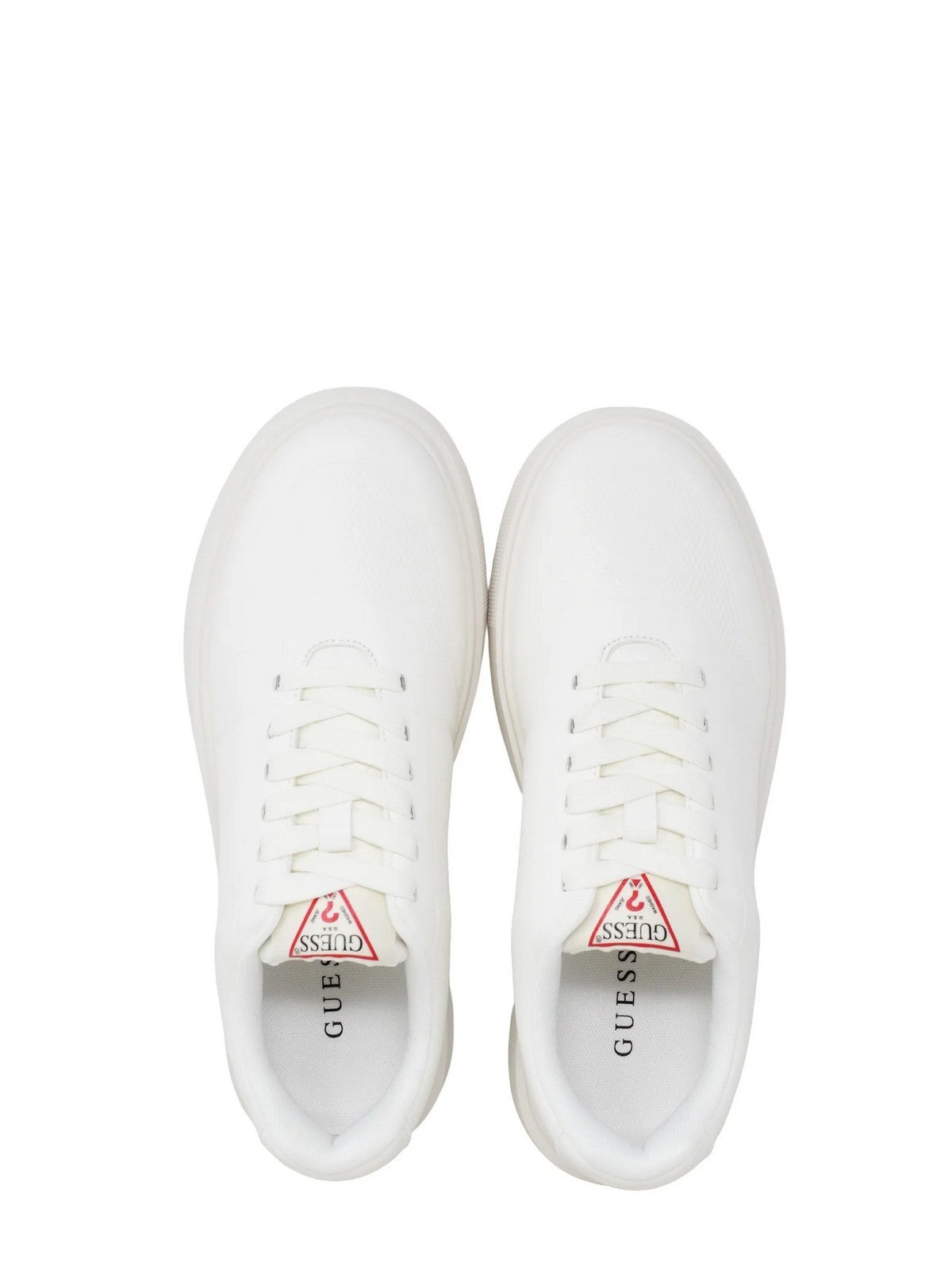 GUESS Sneaker Uomo PLEZIA FMPPLE ELE12 WHITE WHITE